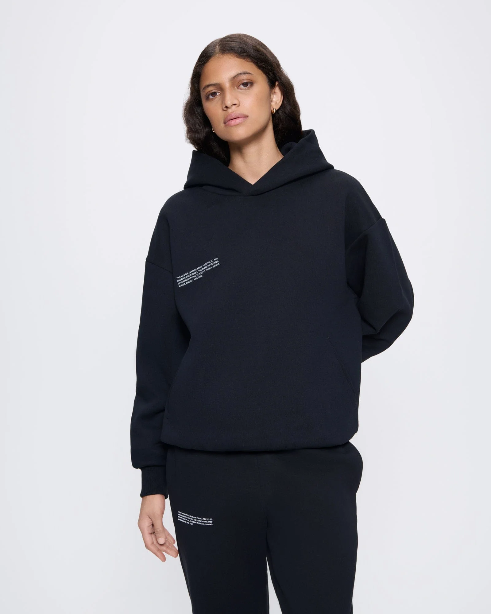 Womens 365 Heavyweight Hoodie—black