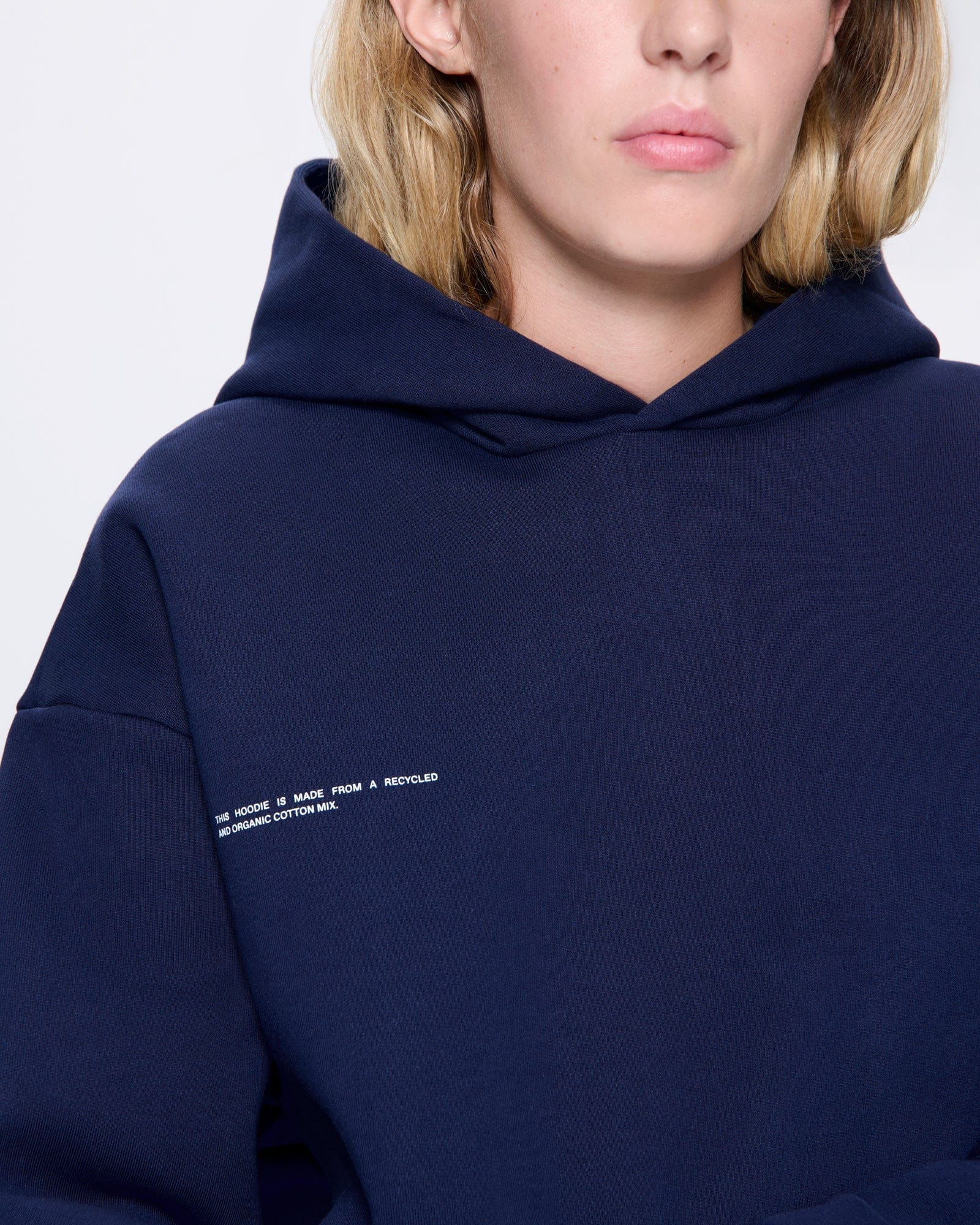 Womens 365 Heavyweight Hoodie—navy - Image 6