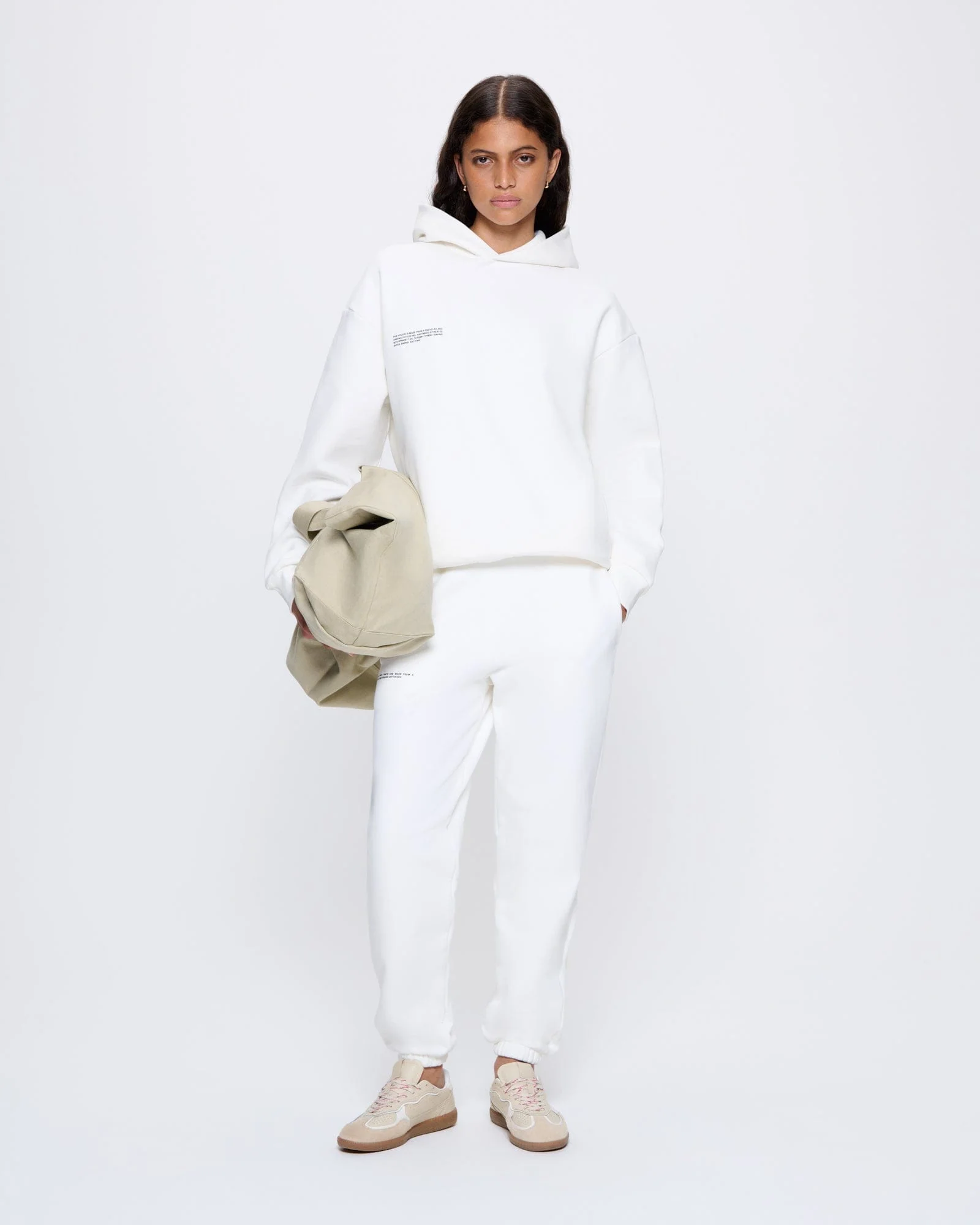 Womens 365 Heavyweight Hoodie—off-white - Image 3