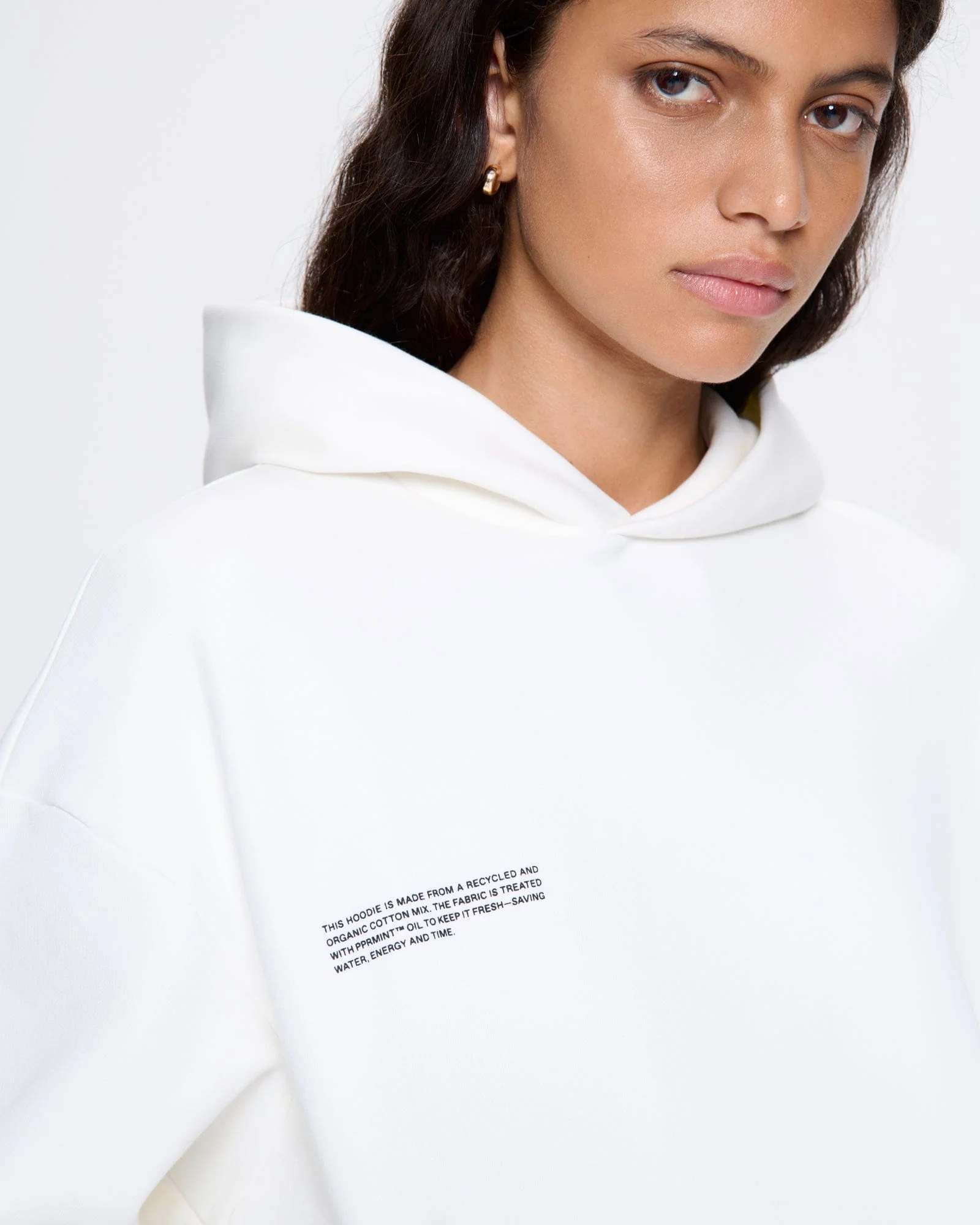 Womens 365 Heavyweight Hoodie—off-white - Image 4
