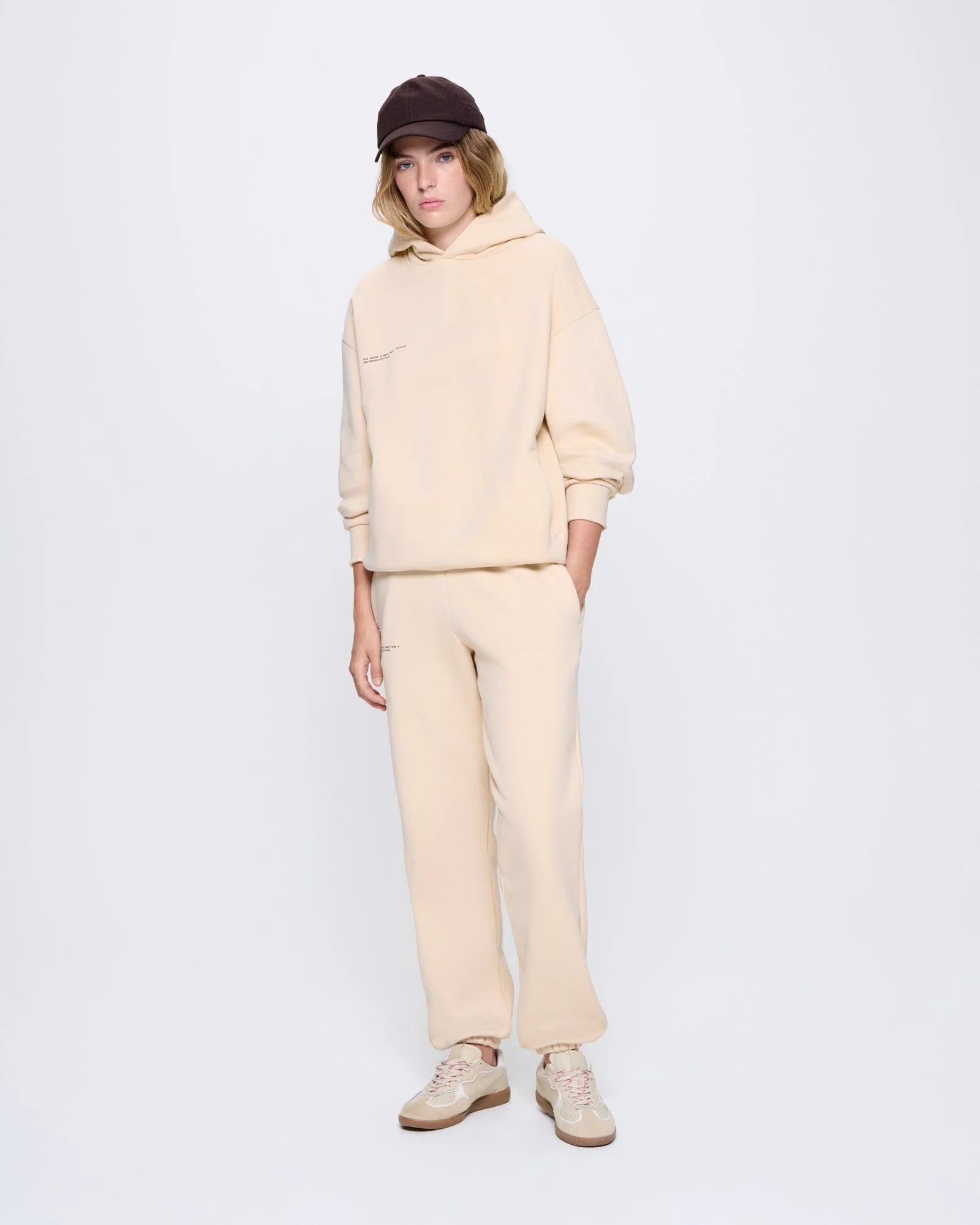 Womens 365 Heavyweight Hoodie—sand - Image 3