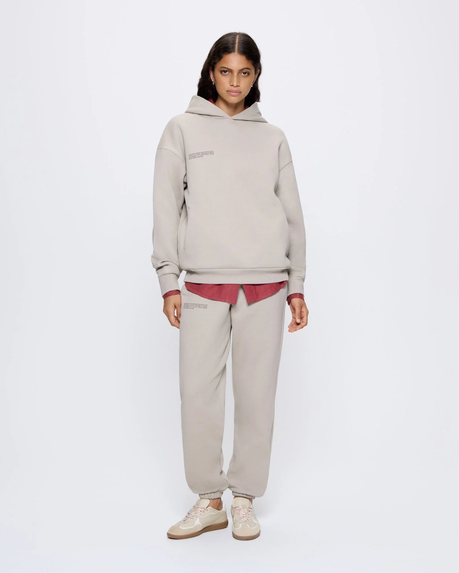 Womens 365 Heavyweight Hoodie—stone - Image 3