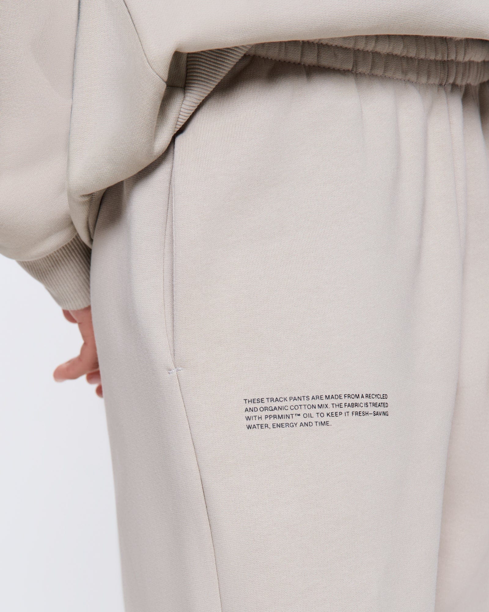 Womens 365 Heavyweight Track Pants—stone - Image 4
