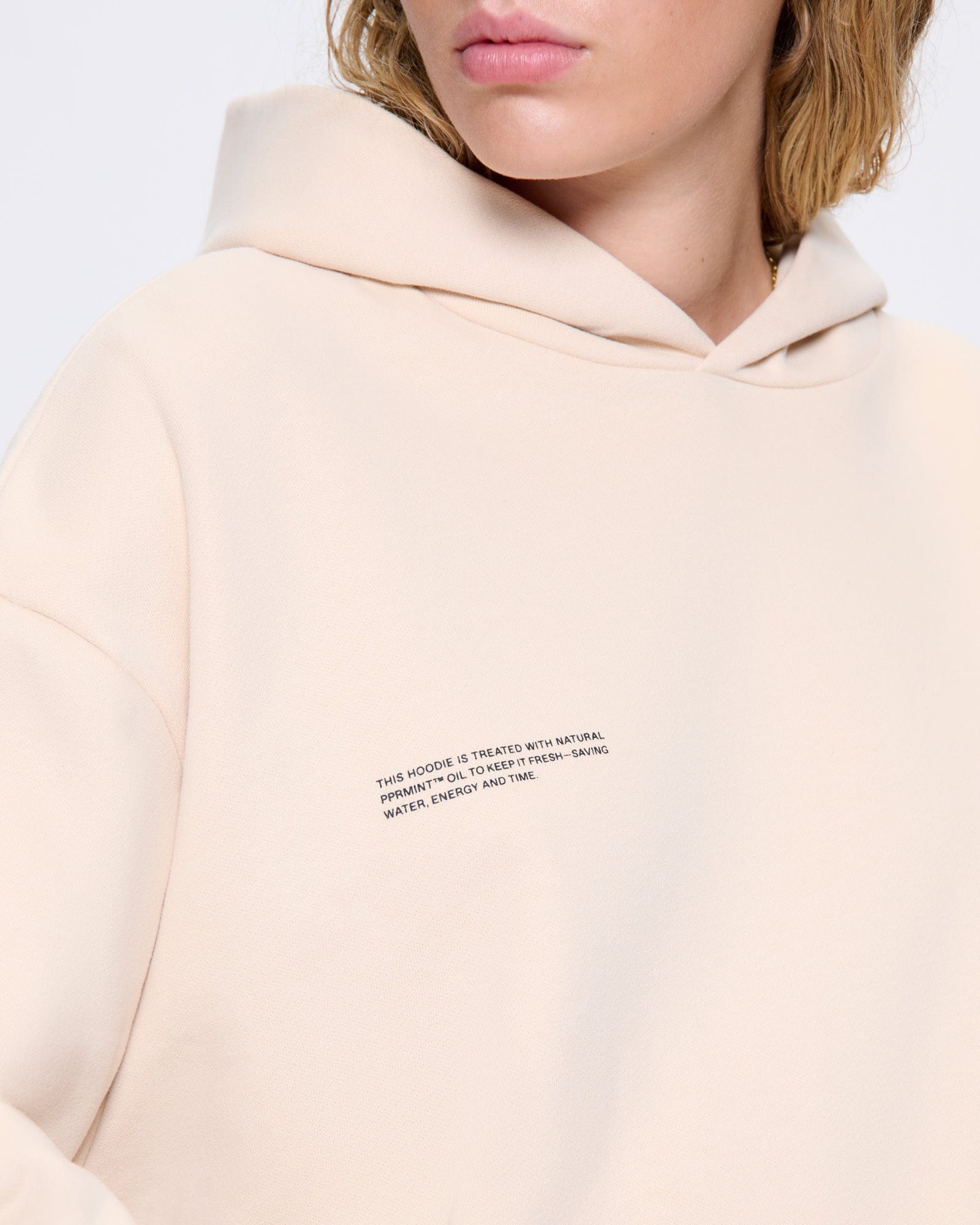 Womens 365 Midweight Hoodie—sand - Image 4