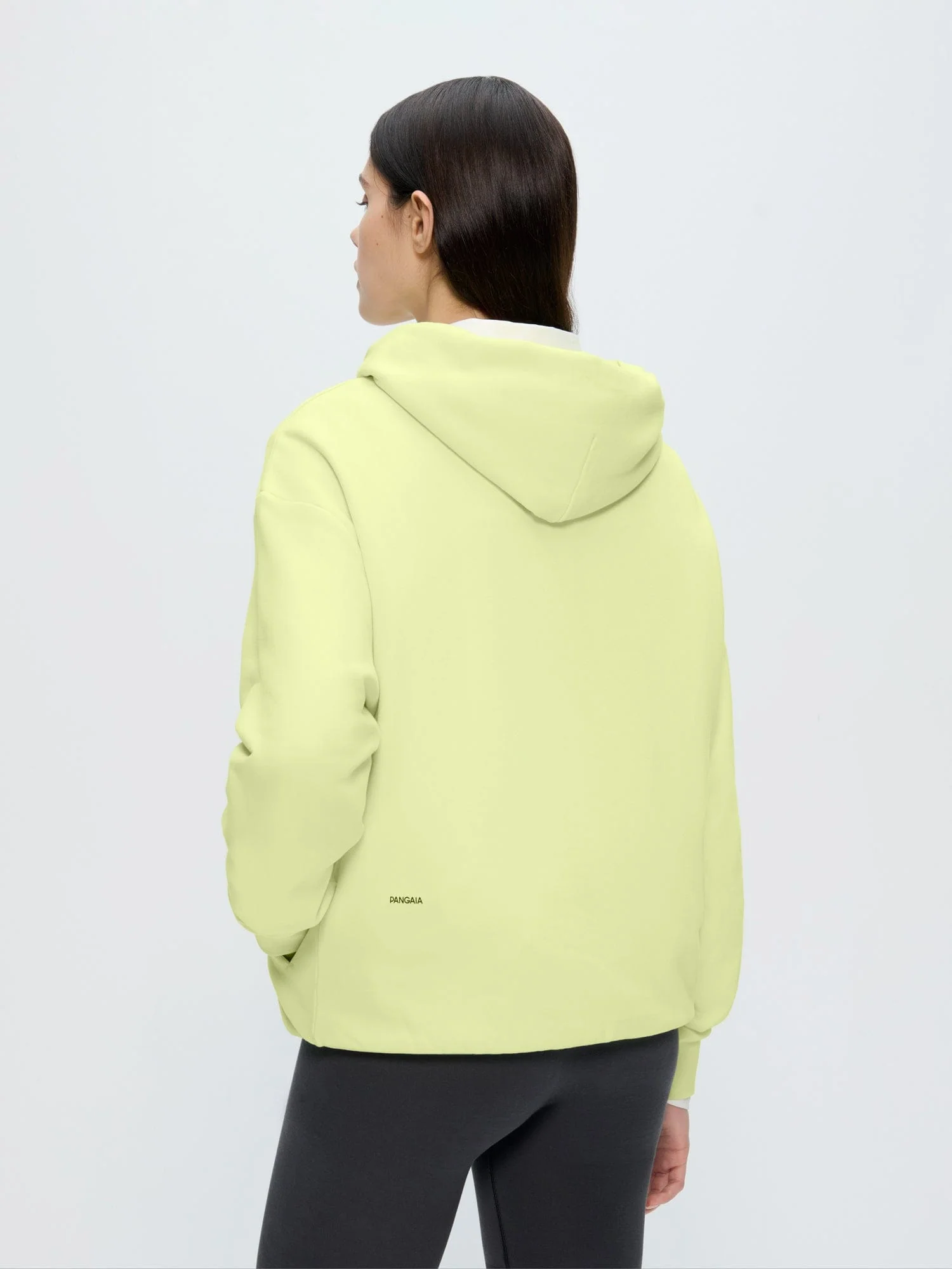 Womens 365 Midweight Hoodie—Soft Lime - Image 5