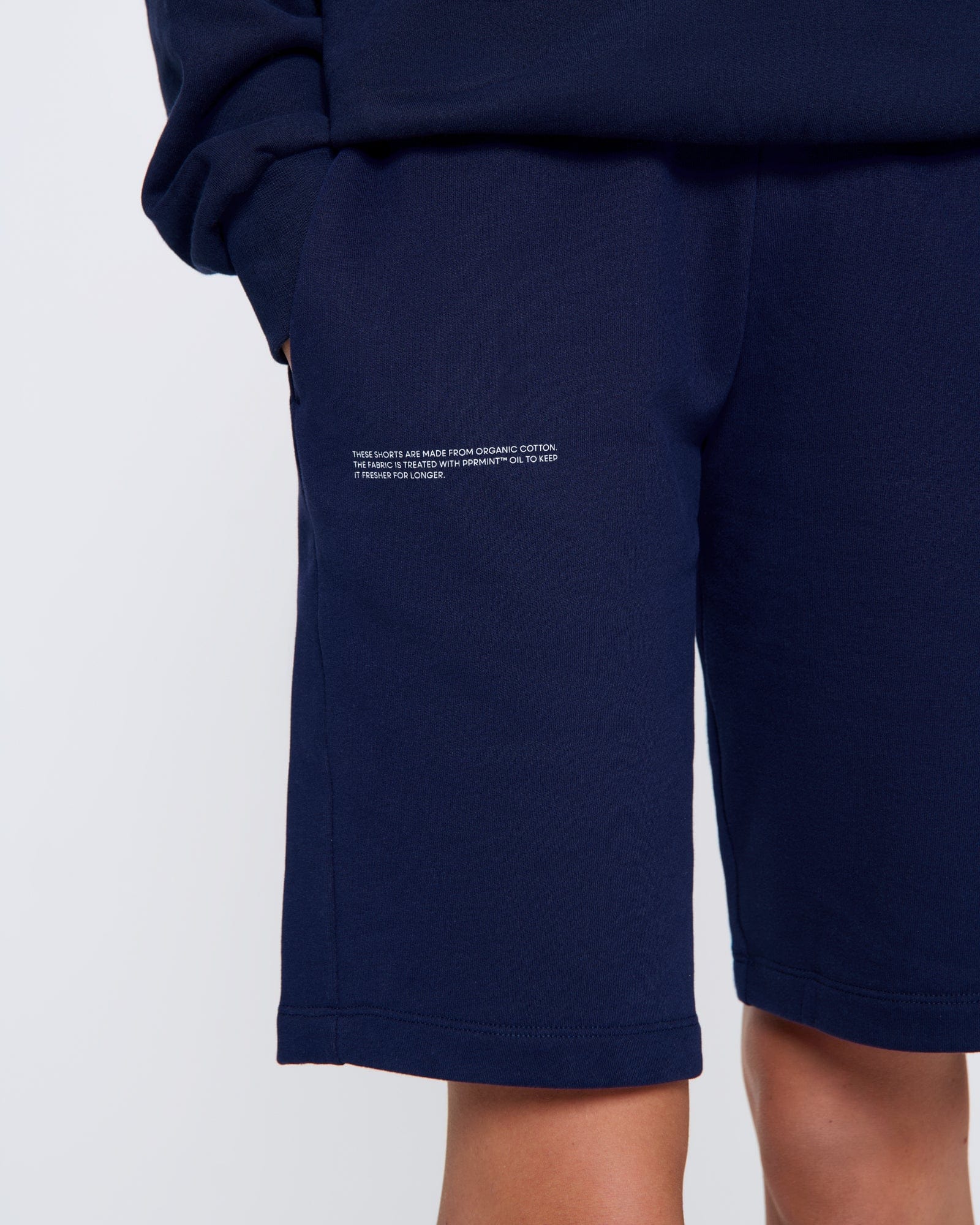 Womens 365 Midweight Long Shorts—navy - Image 3