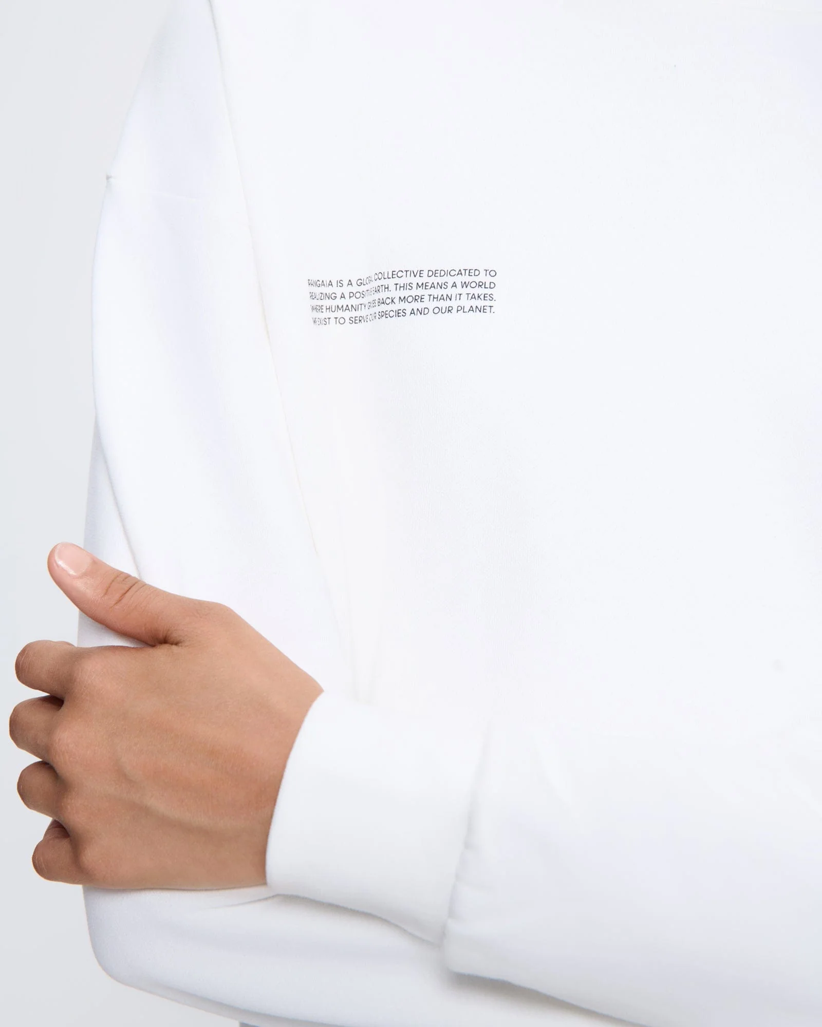 Womens 365 Midweight Sweatshirt—off-white - Image 4