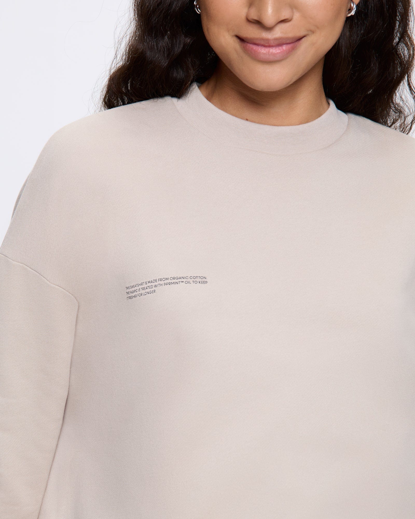 Womens 365 Midweight Sweatshirt—stone - Image 4