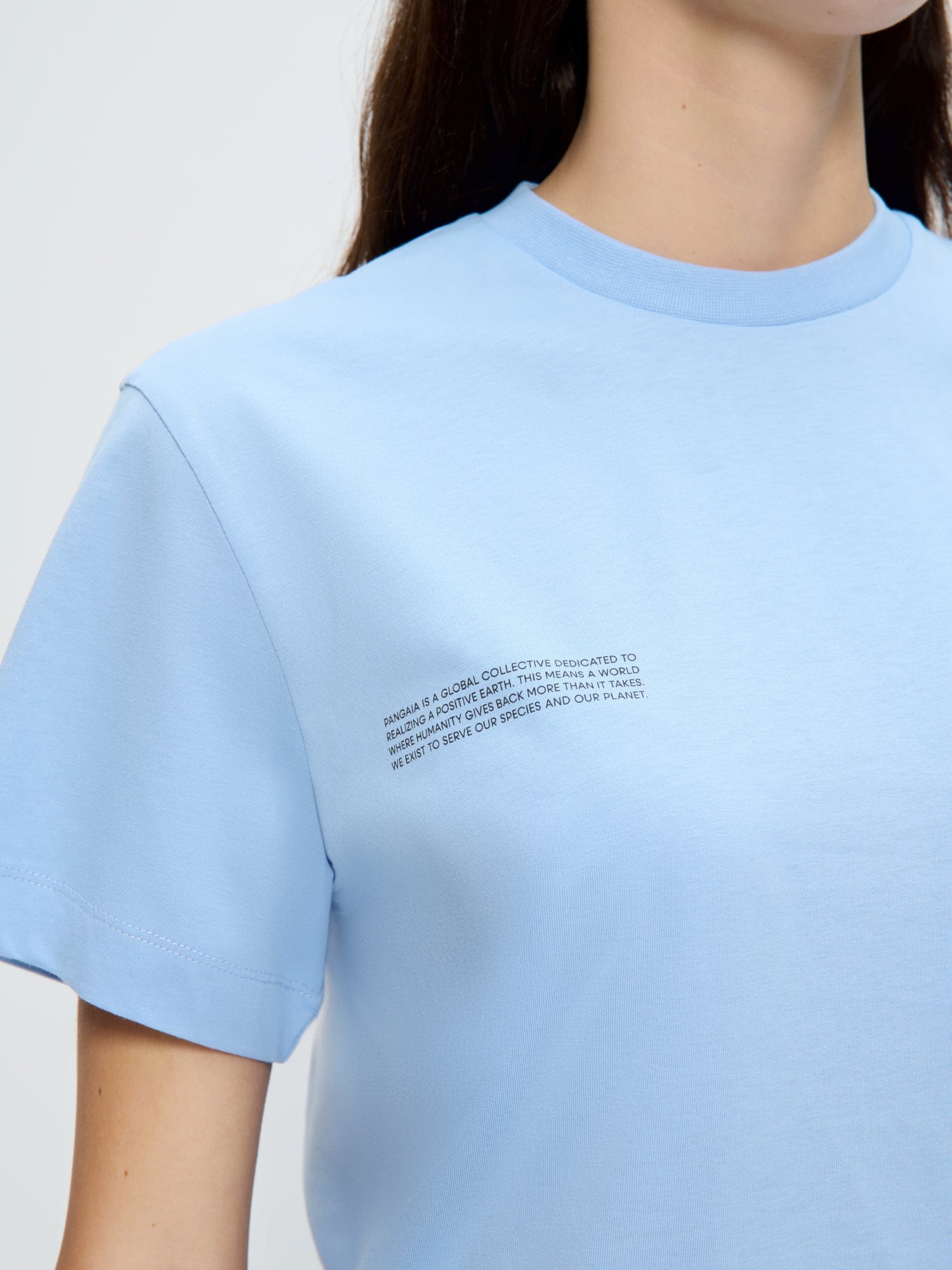 Womens 365 Midweight T-shirt—Dewdrop Blue - Image 4