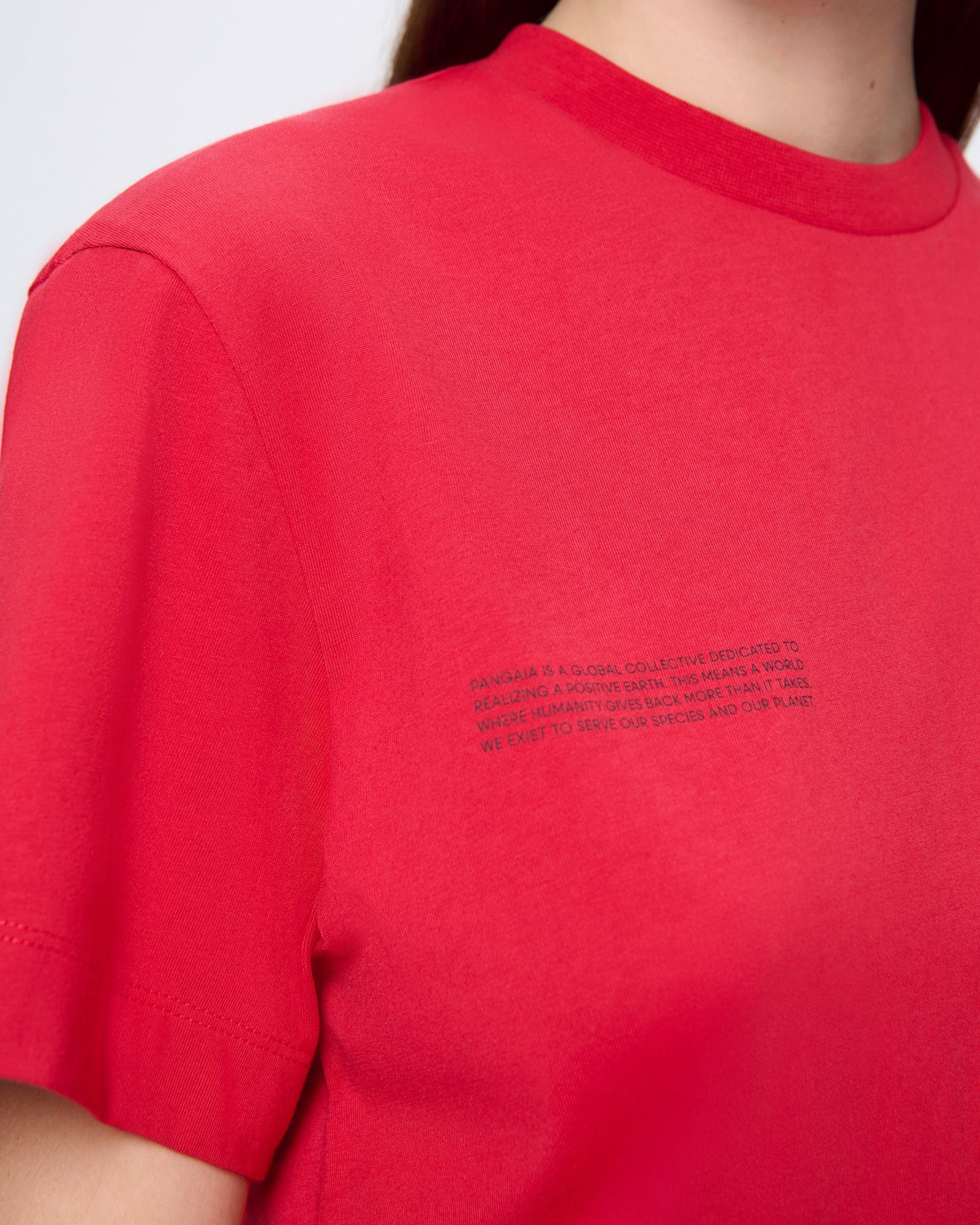 Womens 365 Midweight T-shirt—Goji red - Image 4
