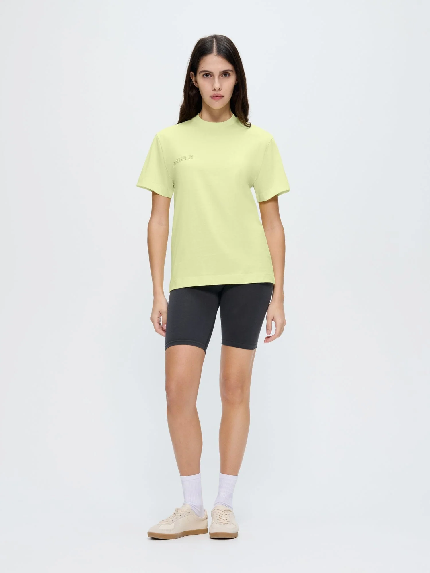 Womens 365 Midweight T-shirt—Soft Lime - Image 3