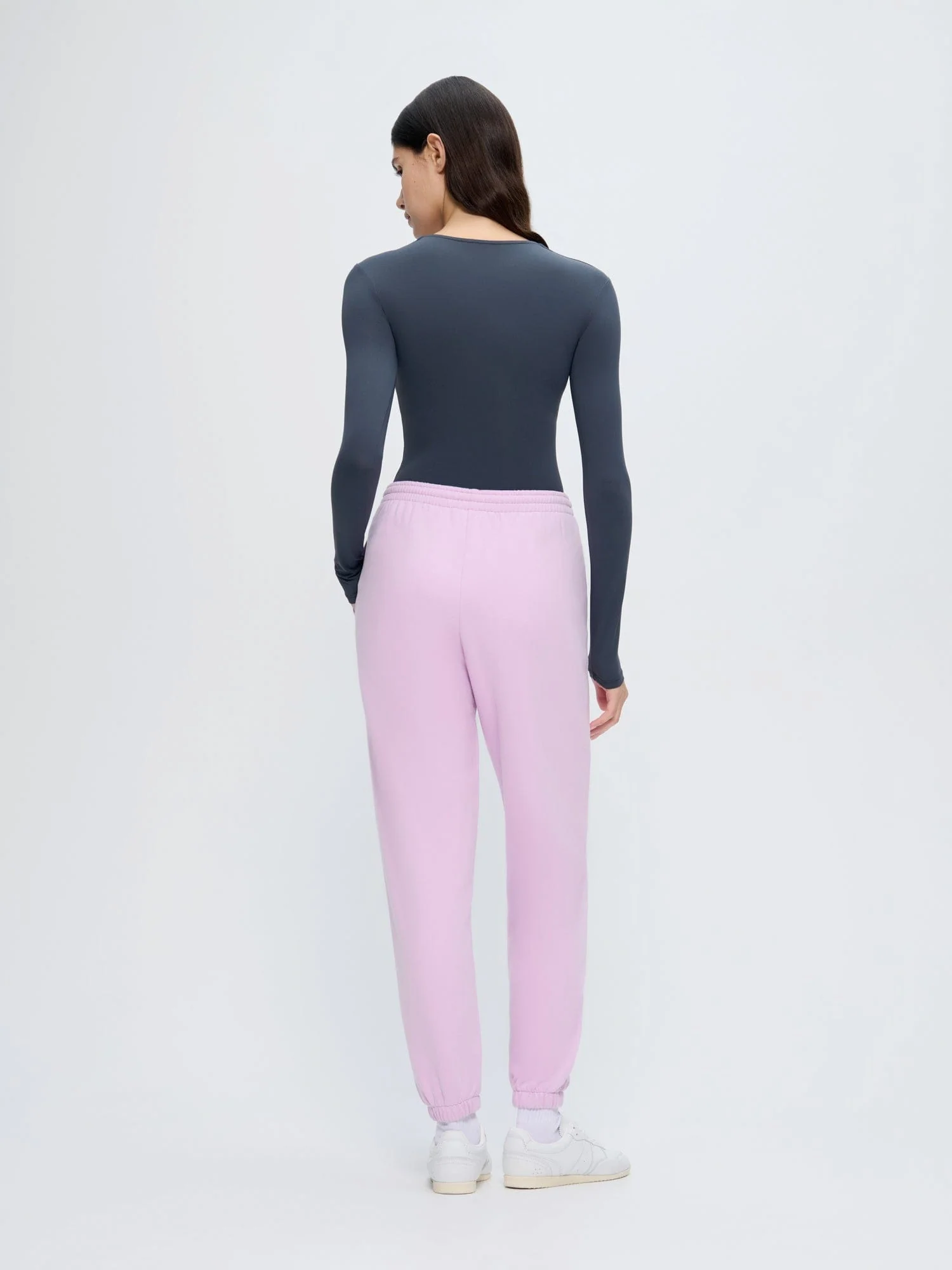 Womens 365 Midweight Track Pants—Crocus Purple - Image 5
