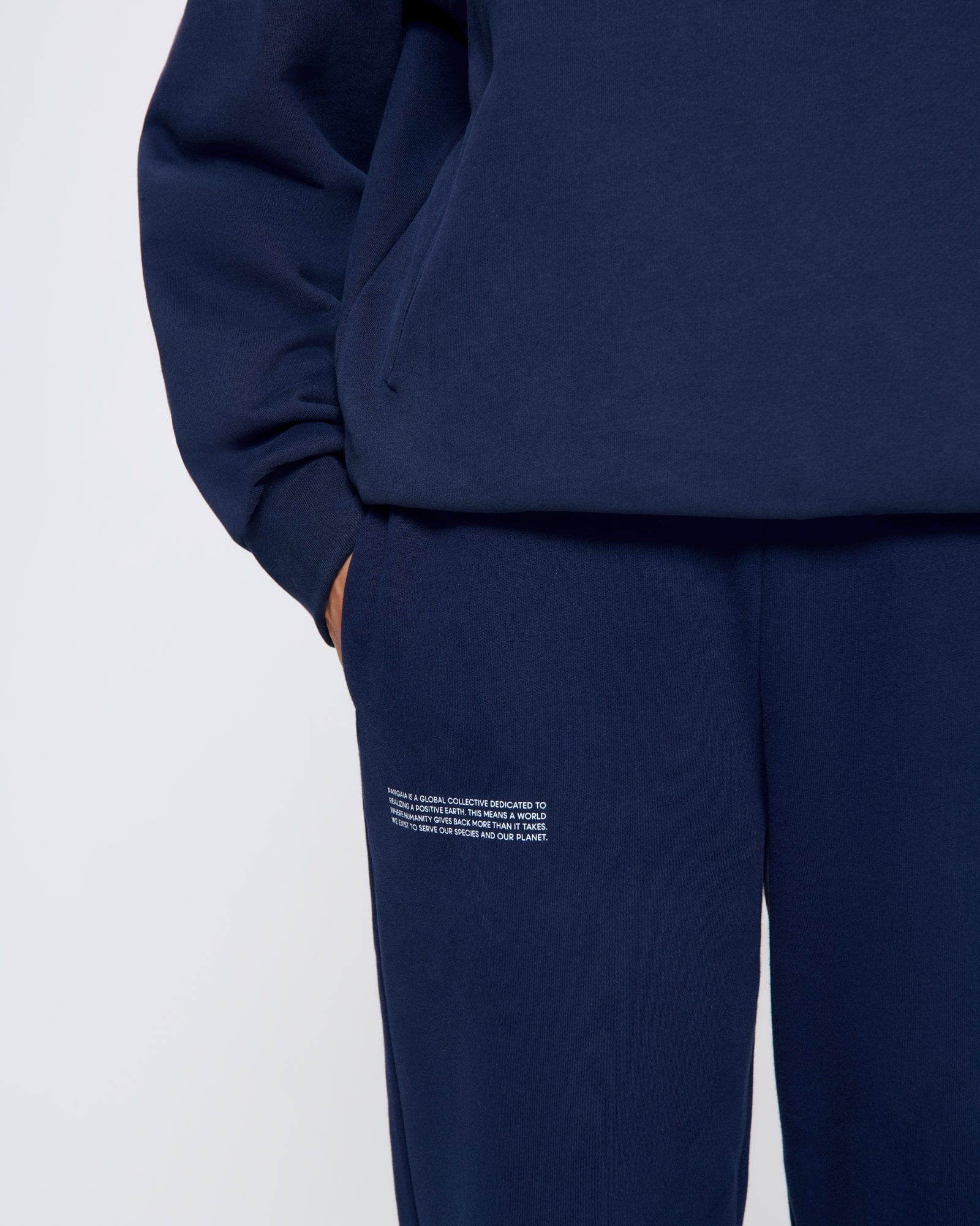 Womens 365 Midweight Track Pants—navy - Image 4