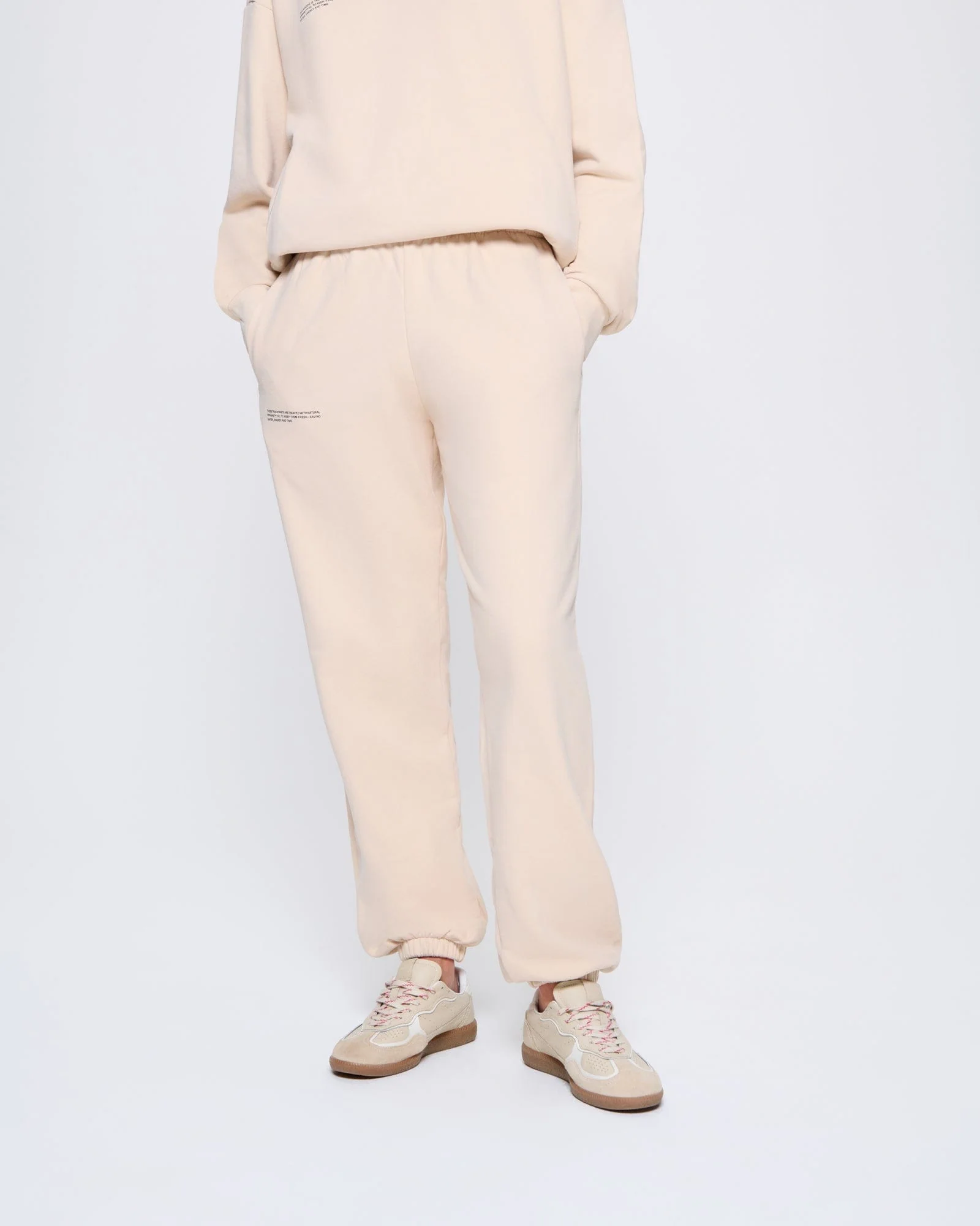 Womens 365 Midweight Track Pants—sand - Image 3