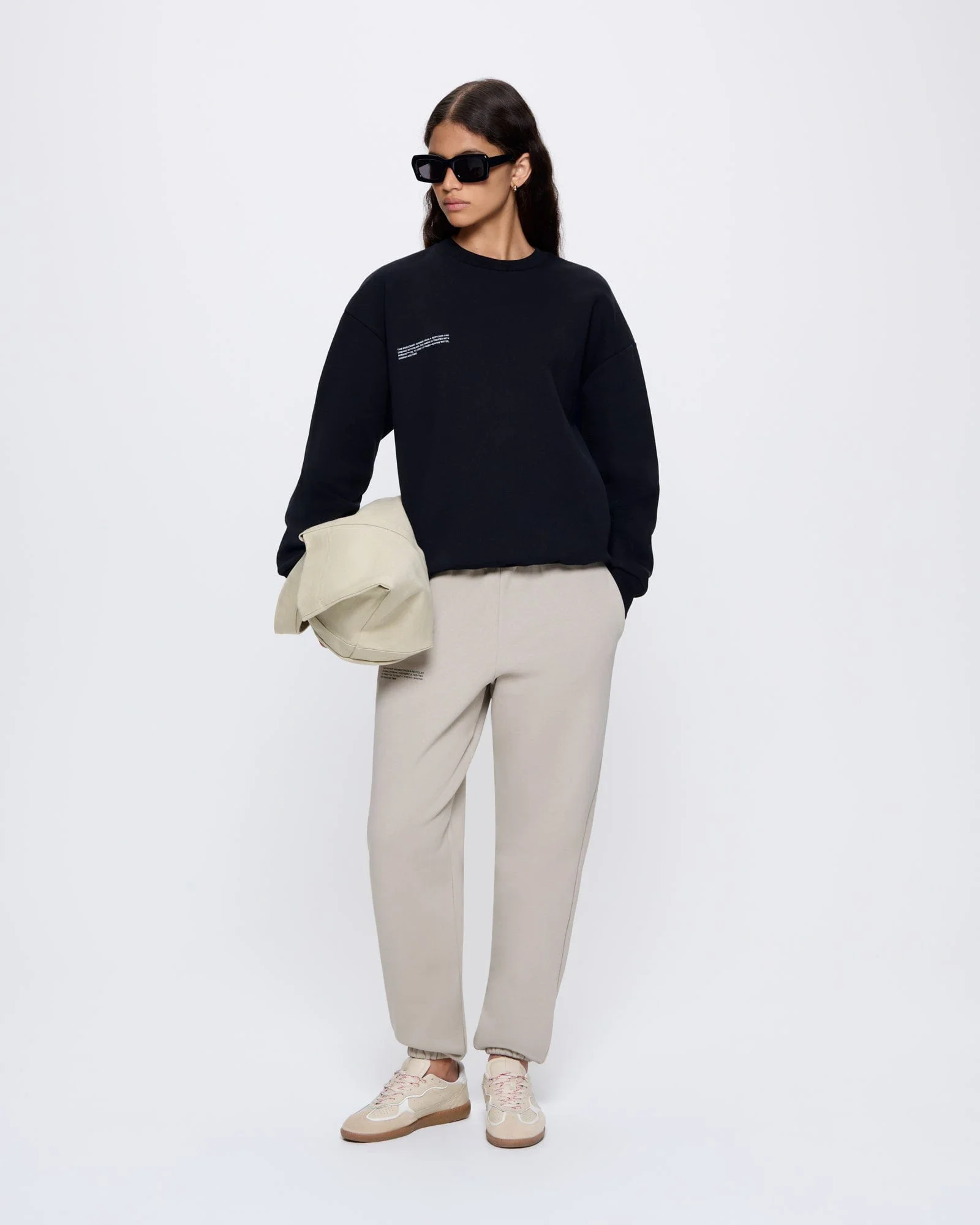 Womens 365 Heavyweight Sweatshirt—black - Image 3
