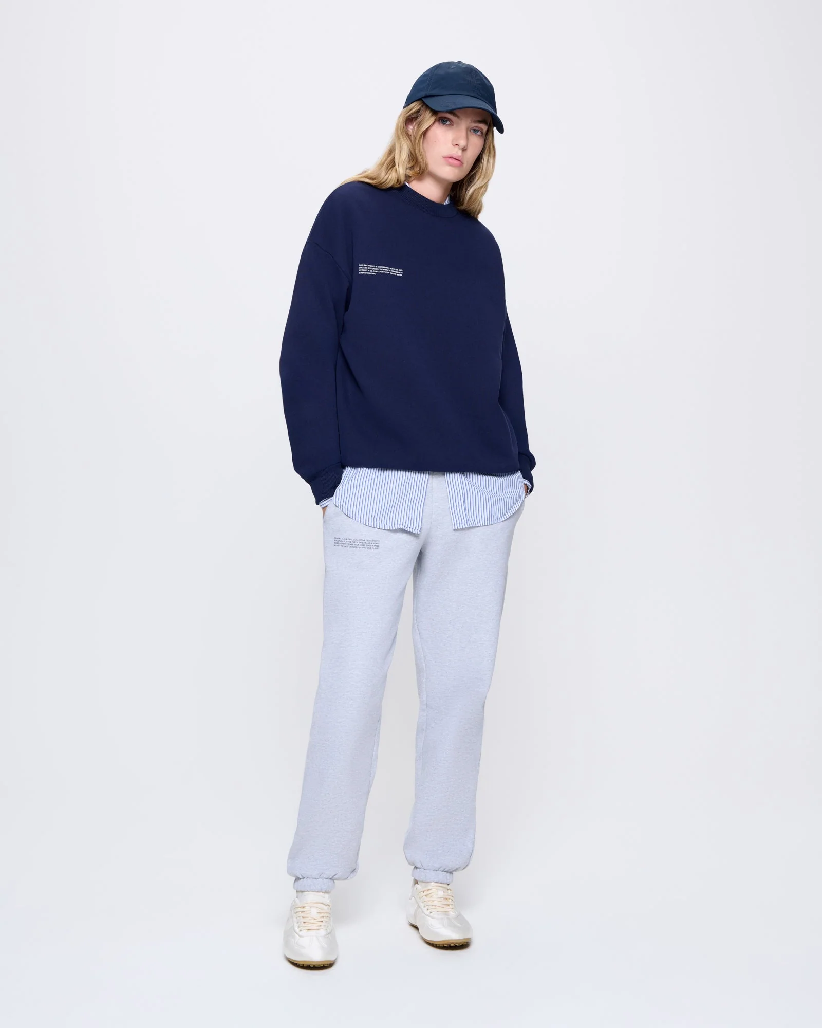 Womens 365 Midweight Sweatshirt—navy - Image 3