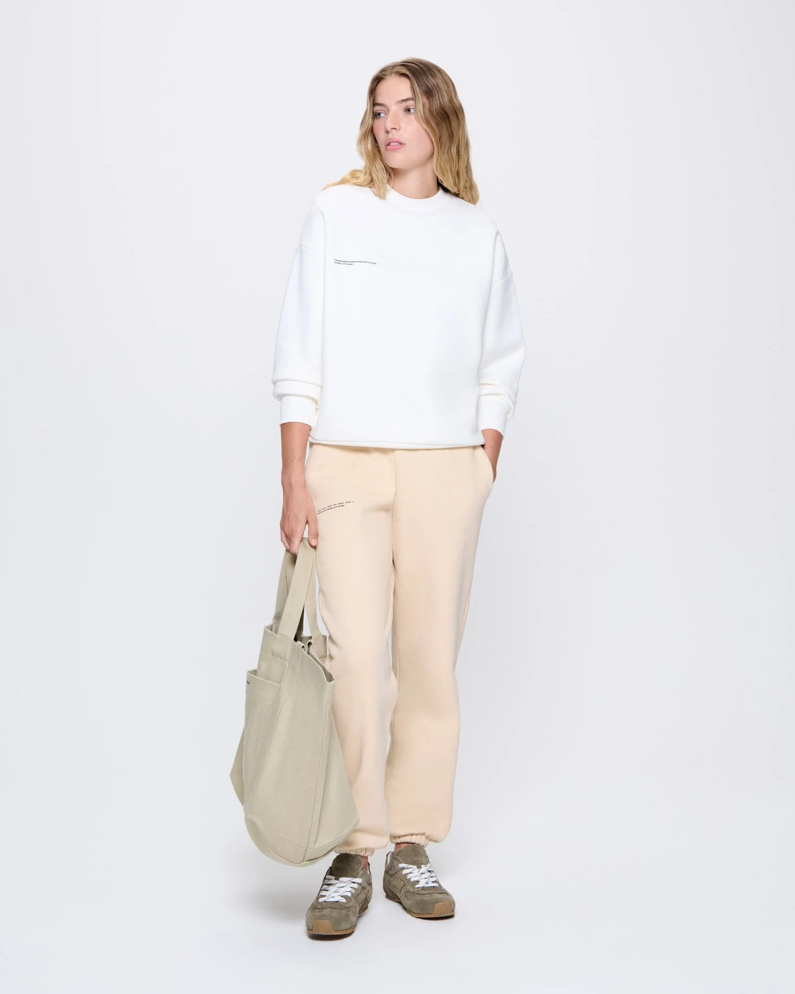 Womens 365 Heavyweight Sweatshirt—off-white - Image 3
