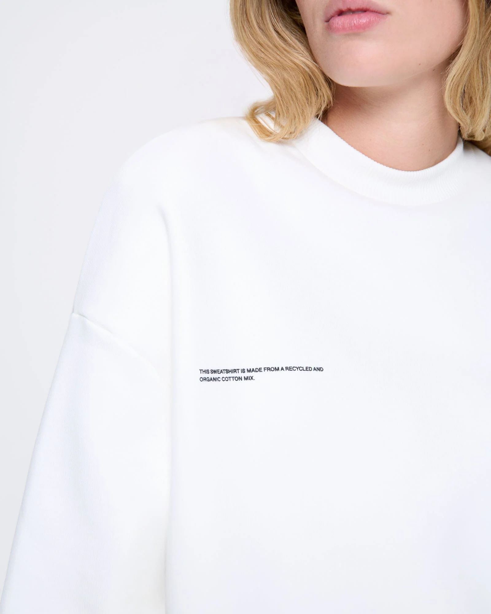 Womens 365 Heavyweight Sweatshirt—off-white - Image 4