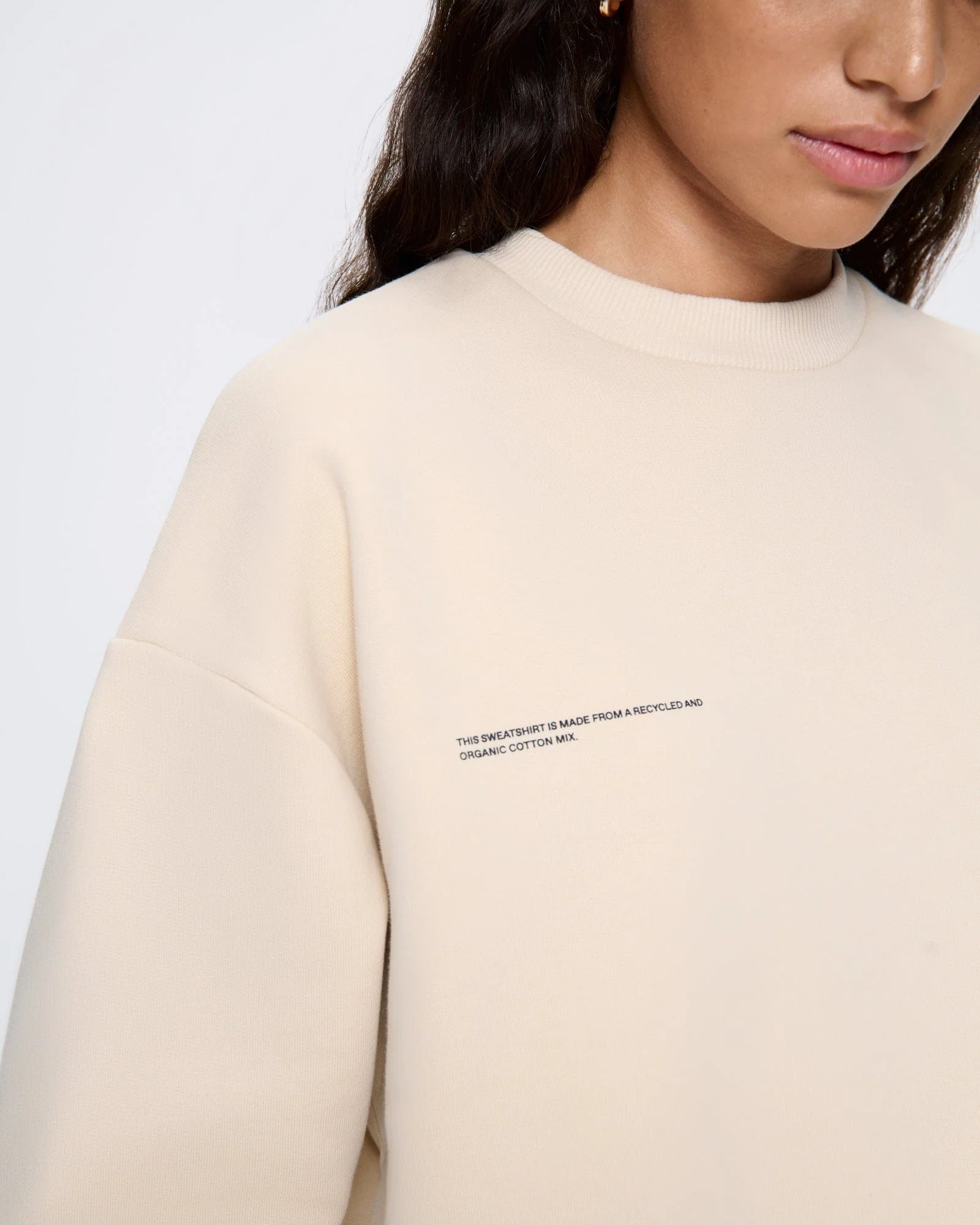 Womens 365 Heavyweight Sweatshirt—sand - Image 4