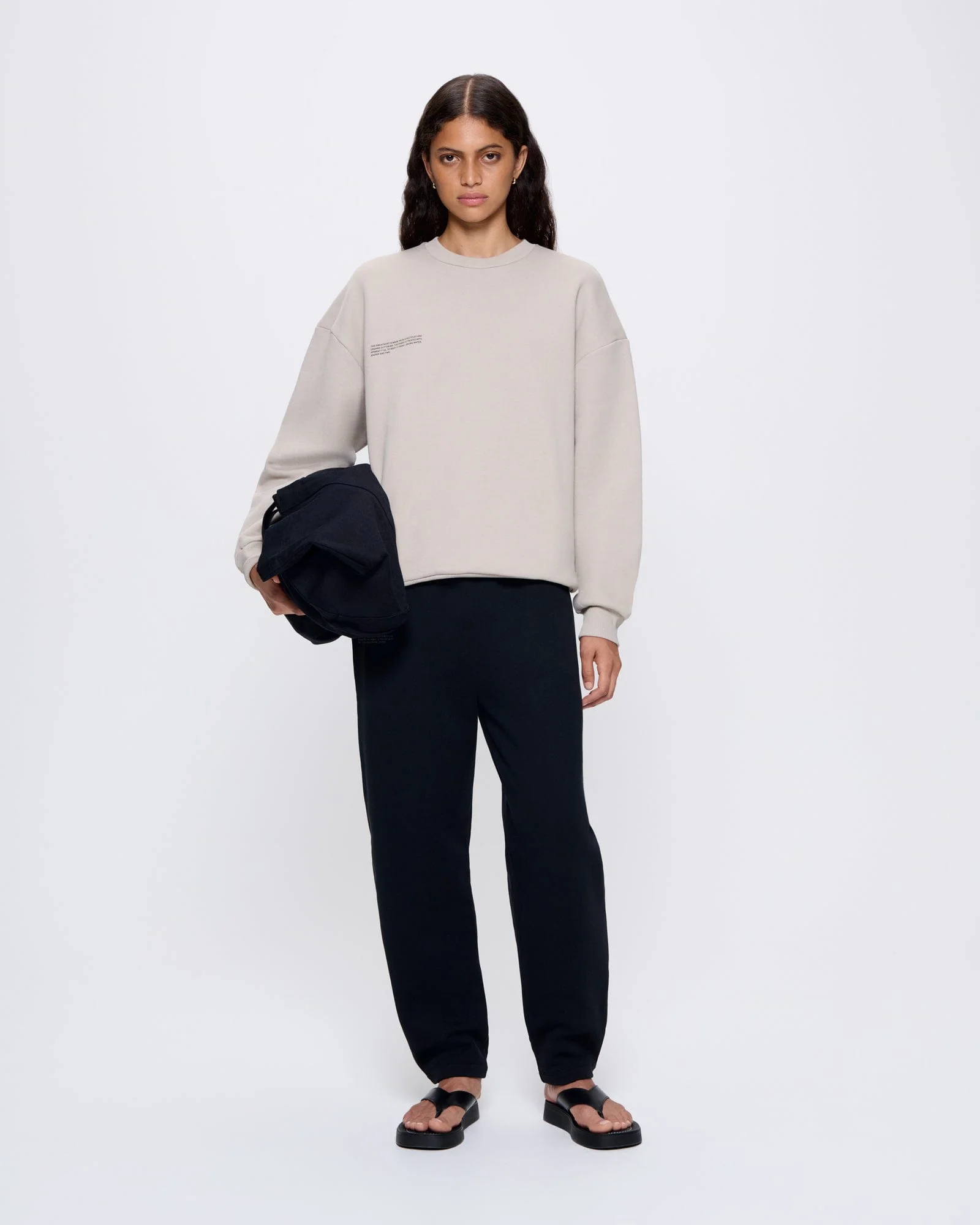 Womens 365 Heavyweight Sweatshirt—stone - Image 3