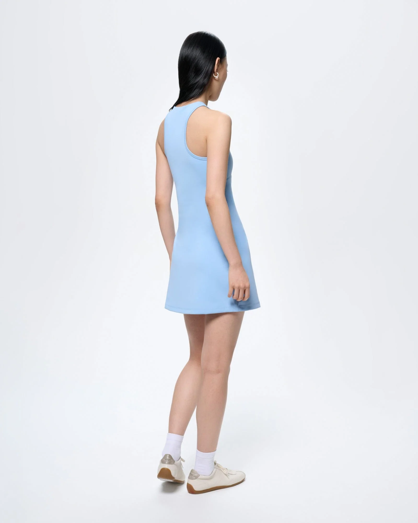Womens Court Side Dress—Dewdrop Blue - Image 5