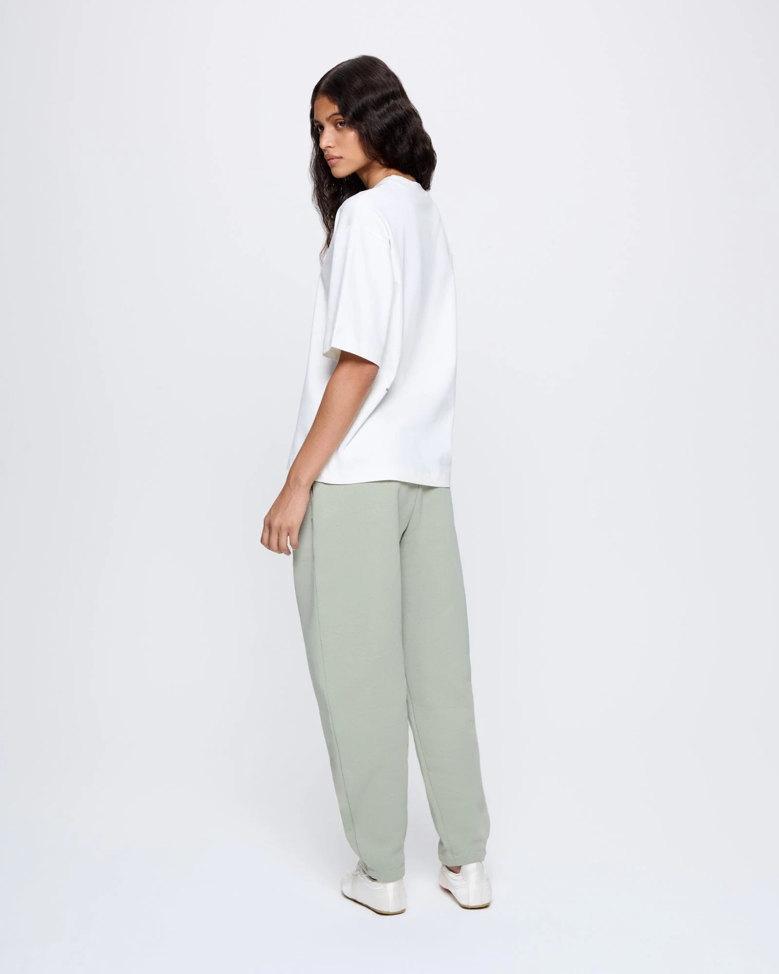Womens Interlock Oversized T-Shirt—Off-White - Image 5