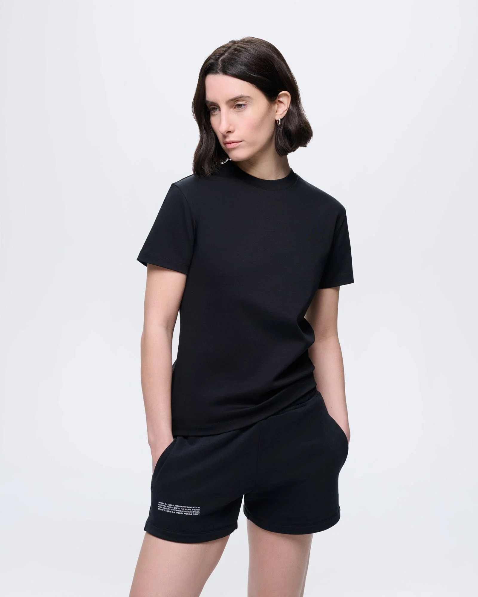 Womens Interlock T-Shirt—Black