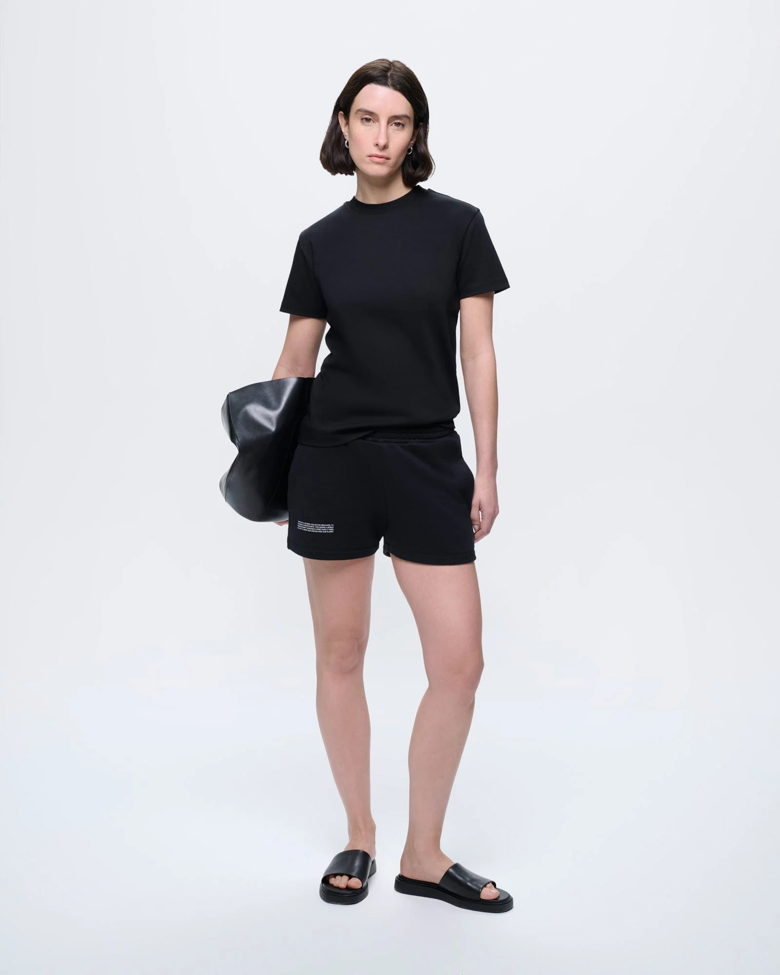 Womens Interlock T-Shirt—Black - Image 3