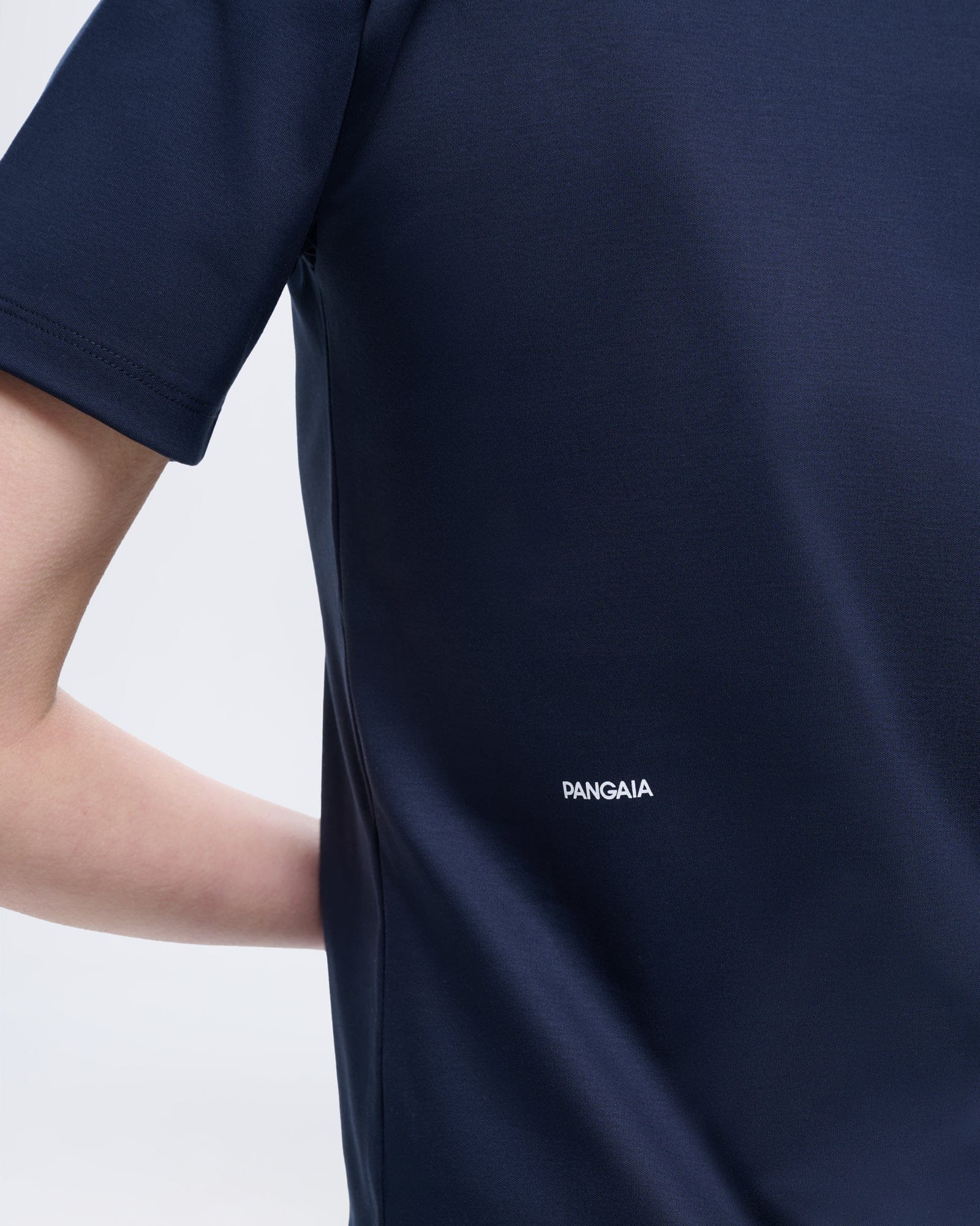 Womens Interlock T-Shirt—Granite Navy - Image 4