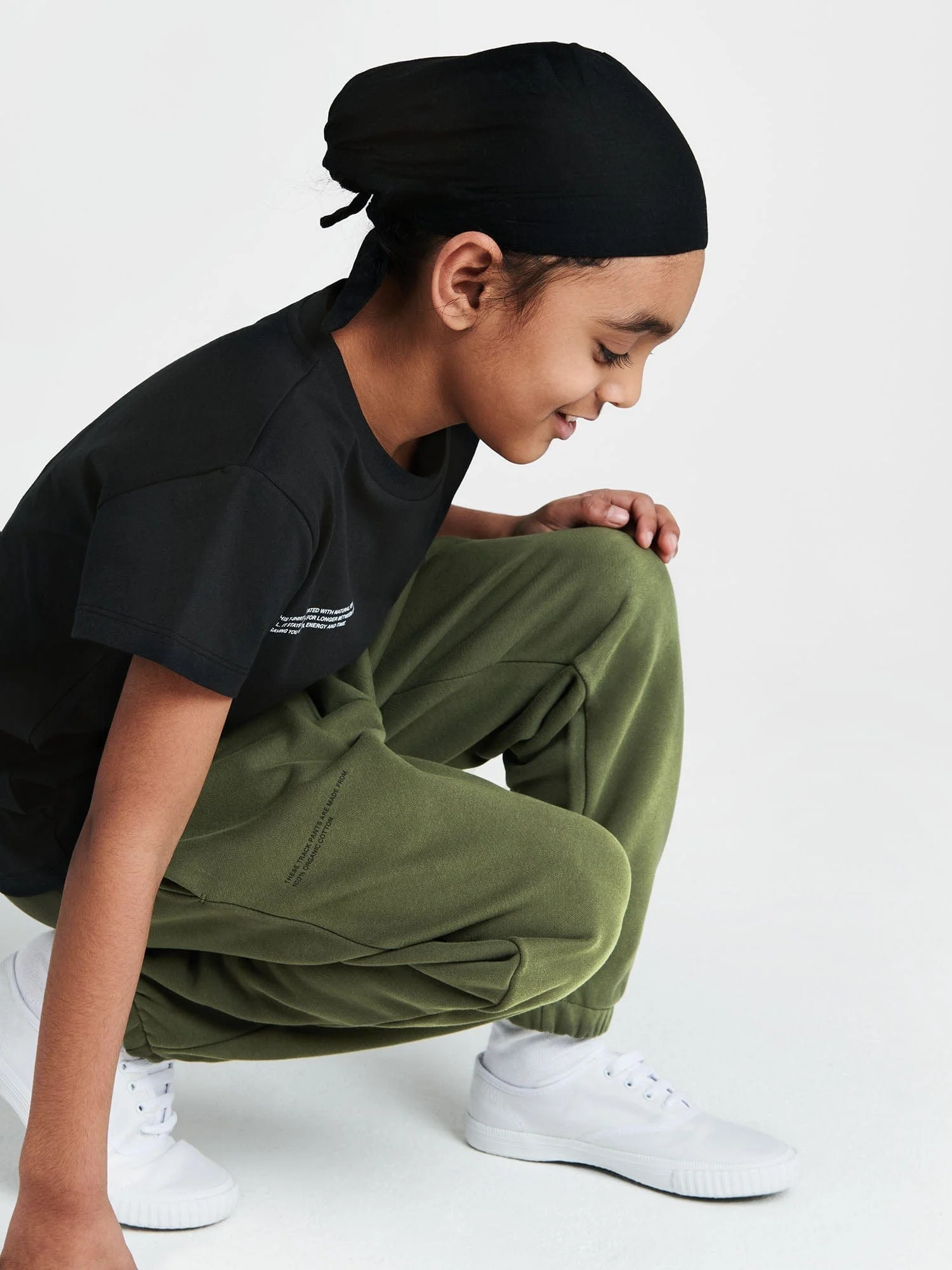 Kids' 365 Midweight T-shirt—black - Image 3