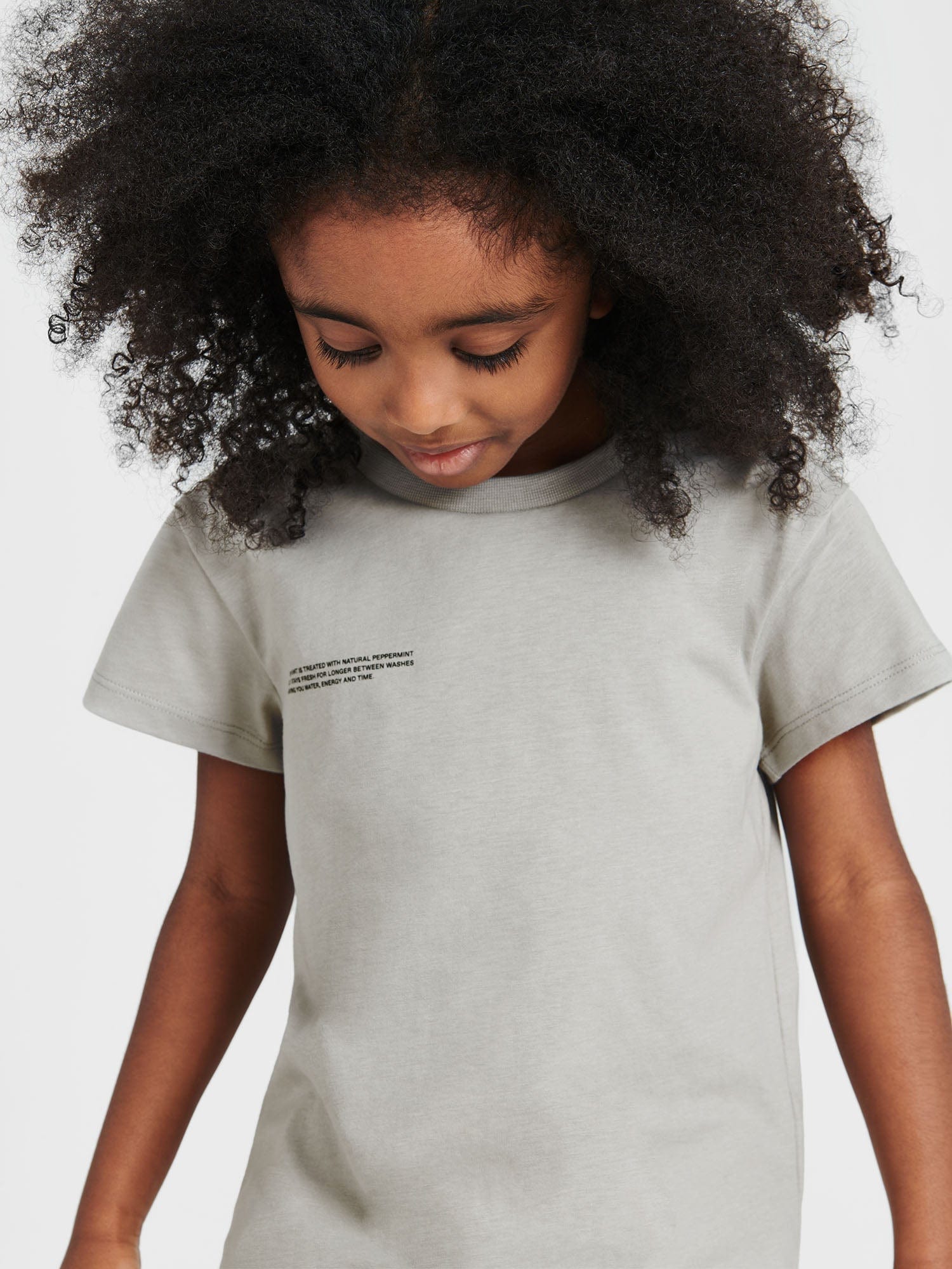 Kids' 365 Midweight T-shirt—stone - Image 3