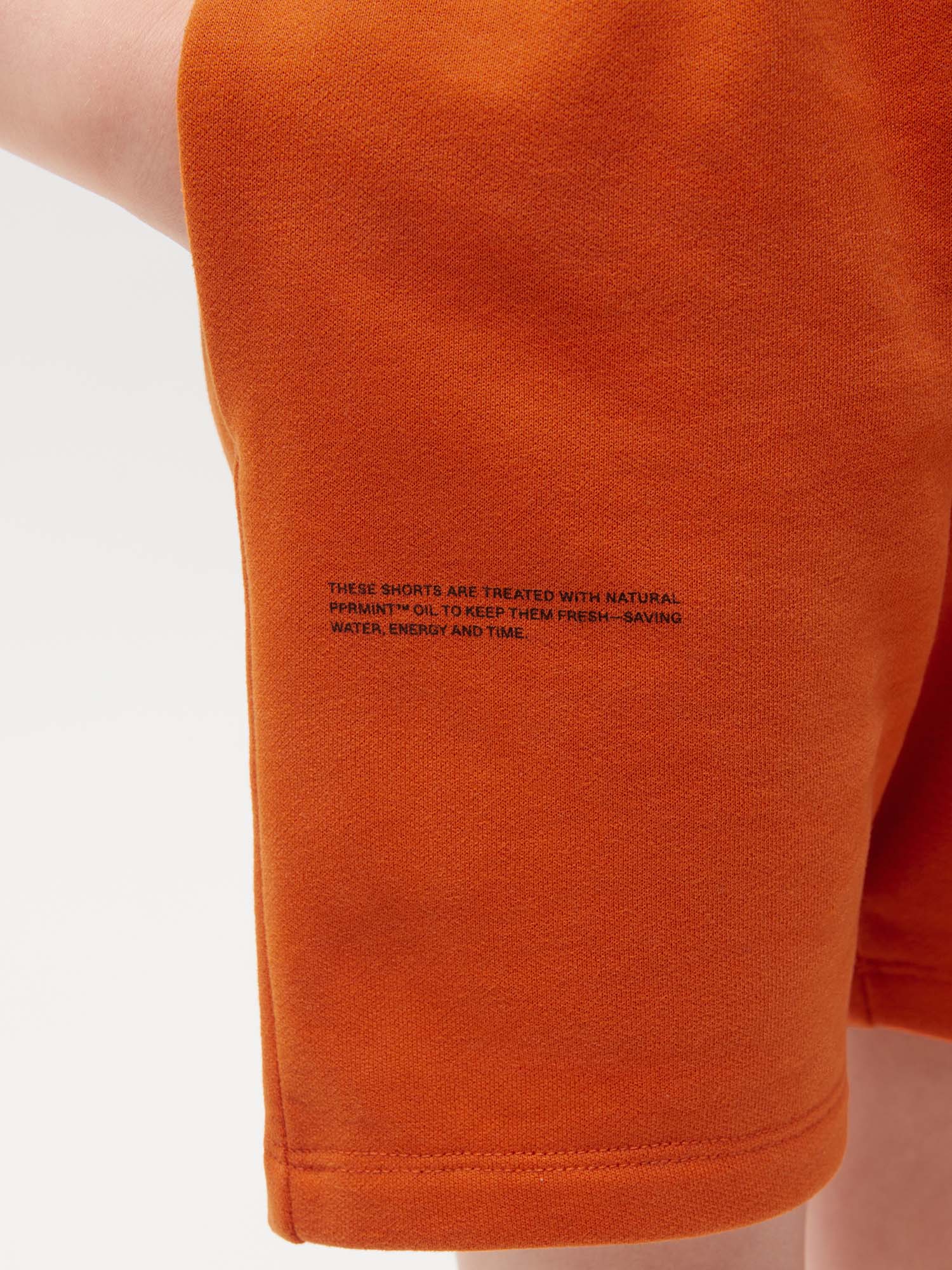 Kids' 365 Midweight Long Shorts—cinnamon orange - Image 4