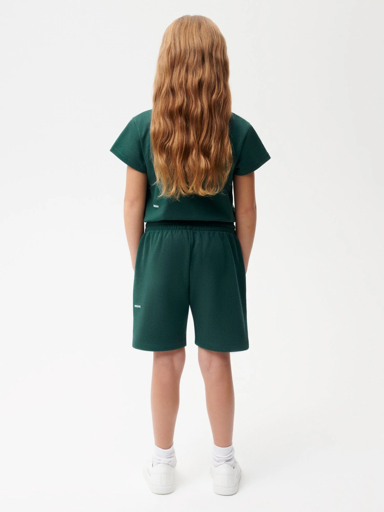 Kids' 365 Midweight Long Shorts—foliage green - Image 3