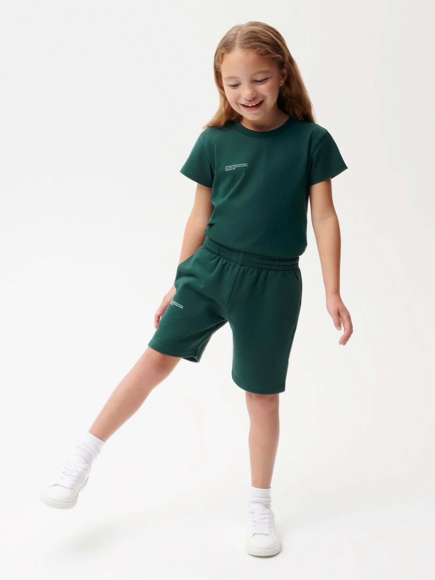 Kids' 365 Midweight Long Shorts—foliage green - Image 4