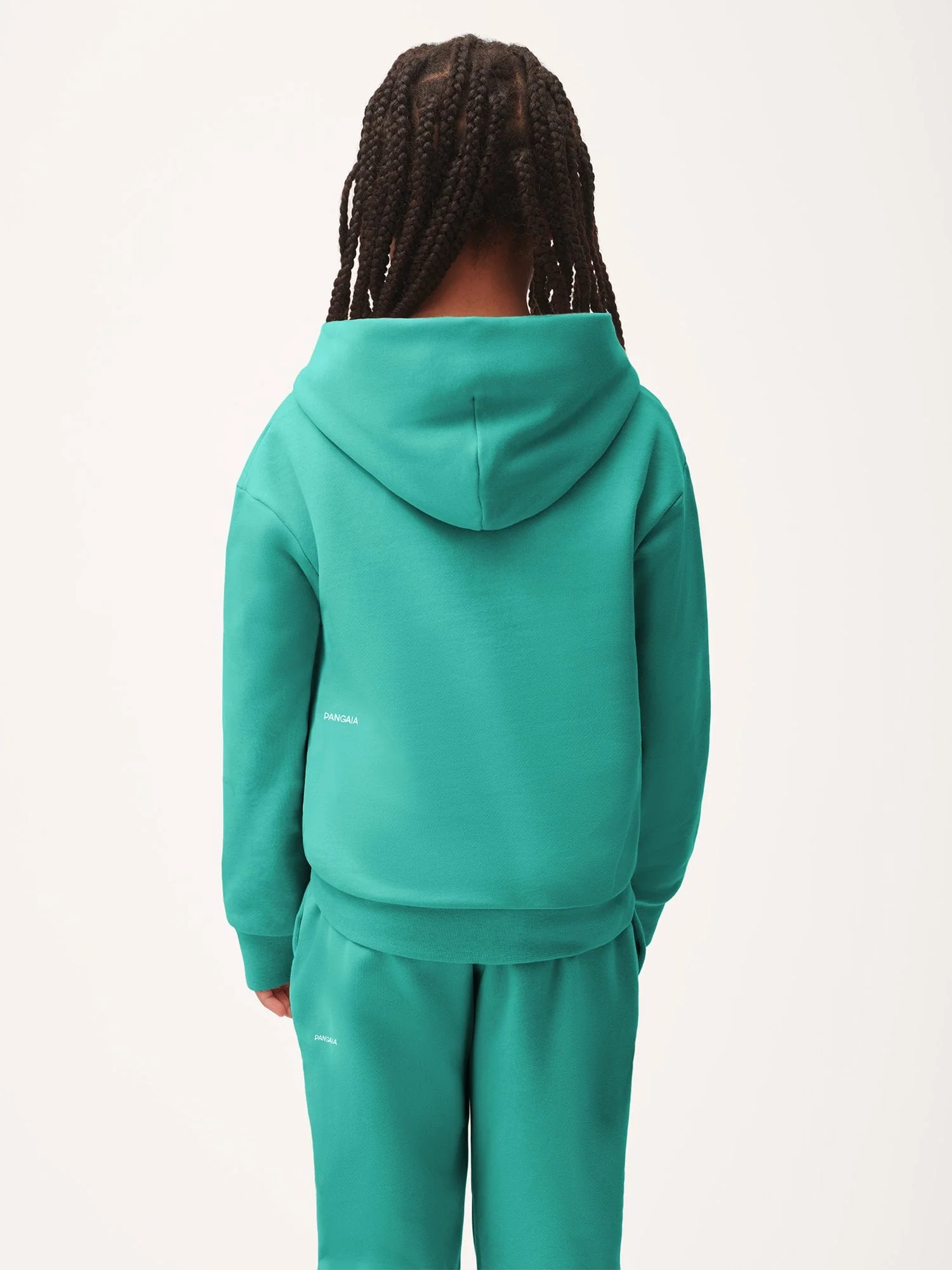 Kids' 365 Midweight Hoodie—Malachite Green - Image 3