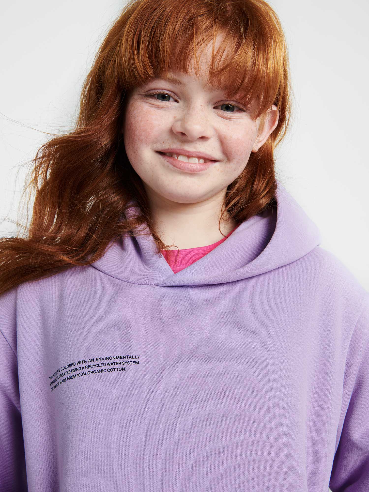 Kids' 365 Midweight Hoodie—orchid purple - Image 3