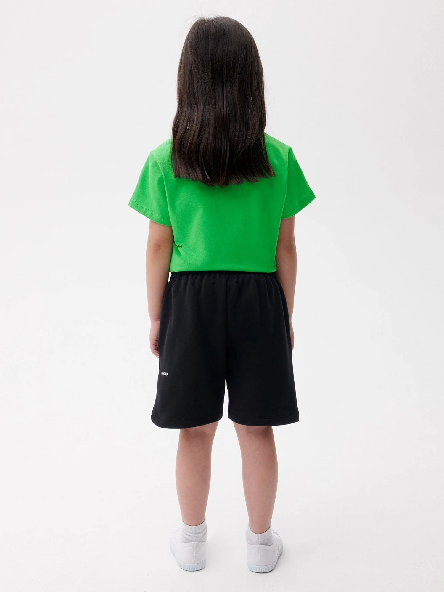 Kids' 365 Midweight Long Shorts—black - Image 3