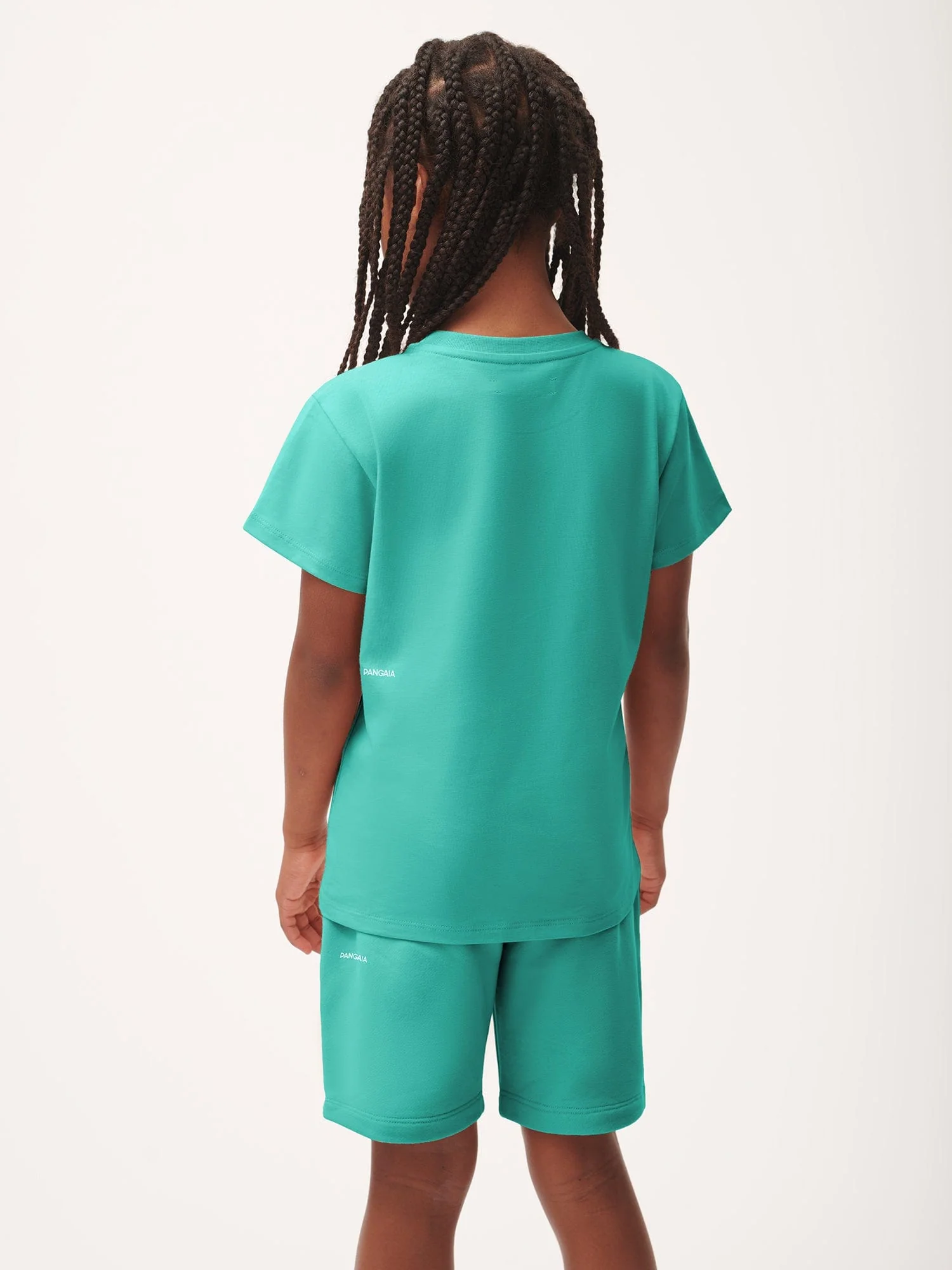 Kids' 365 Midweight T-shirt—Malachite Green - Image 3