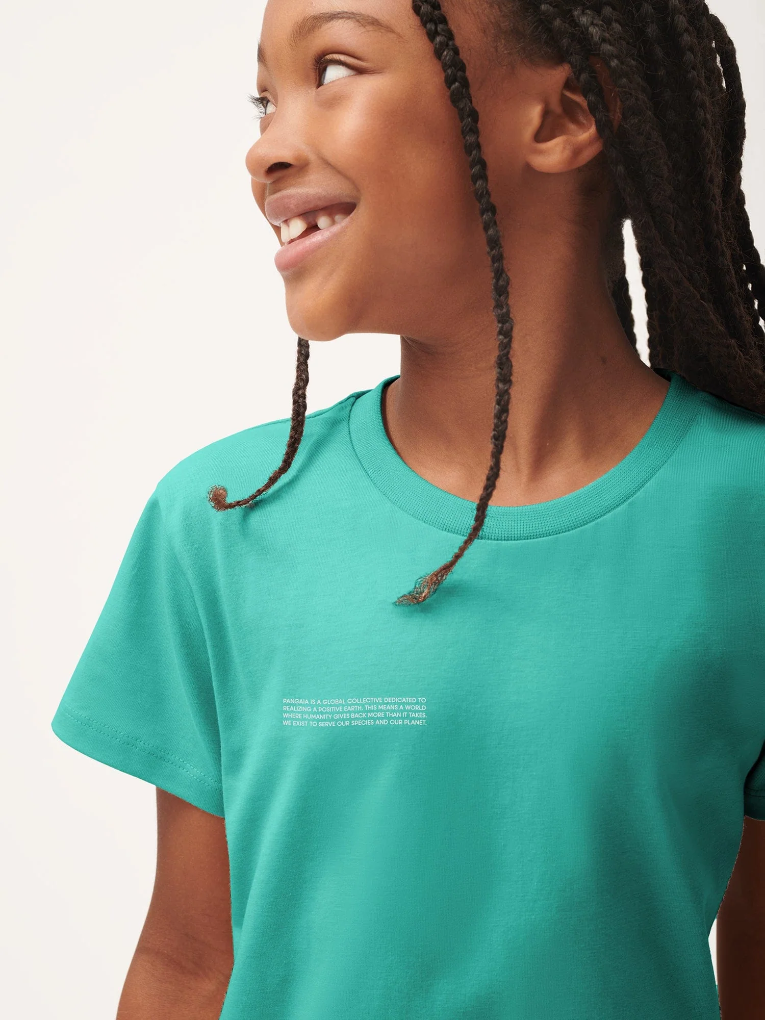 Kids' 365 Midweight T-shirt—Malachite Green - Image 4