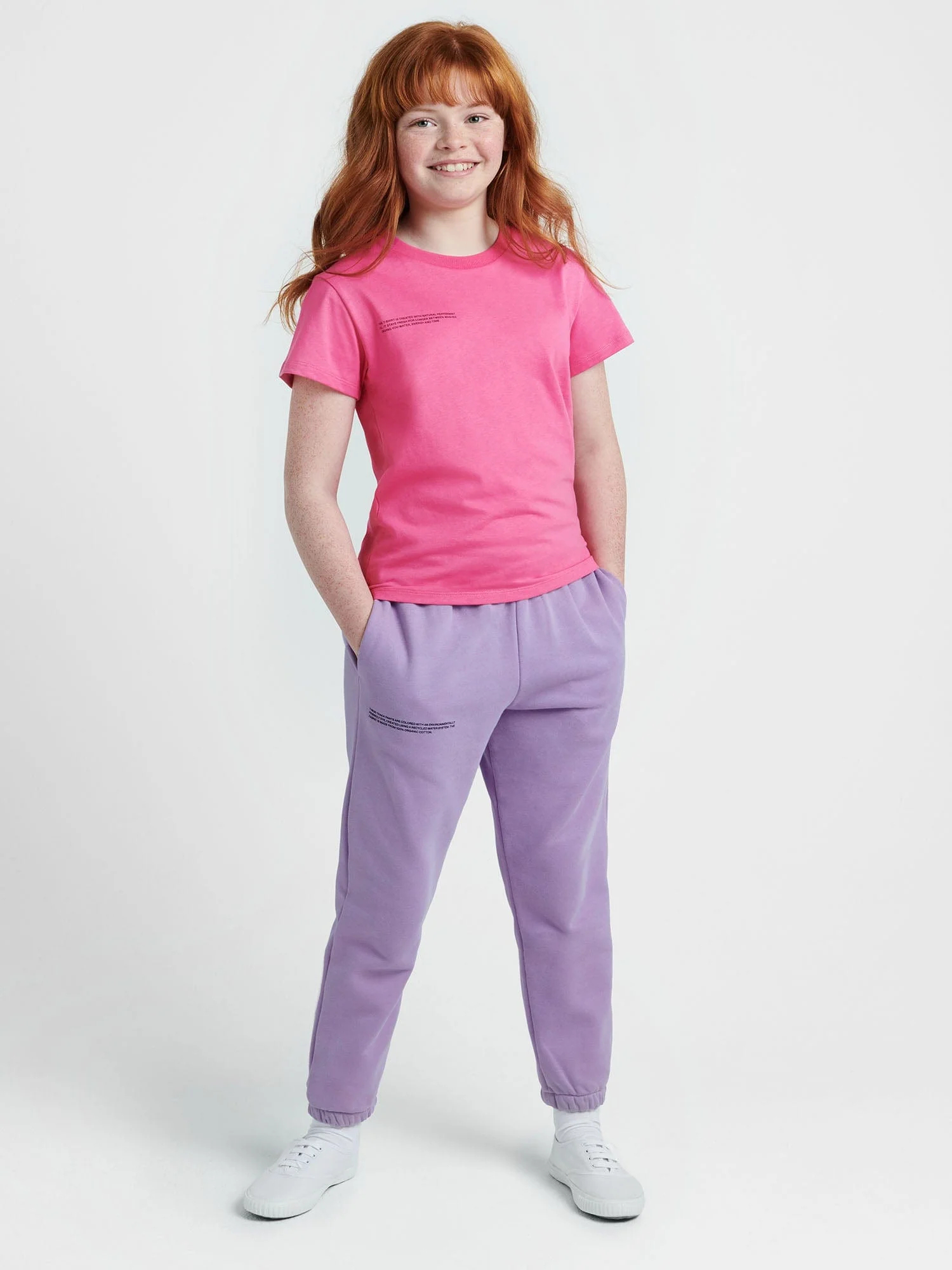 Kids' 365 Midweight Track Pants—orchid purple - Image 2