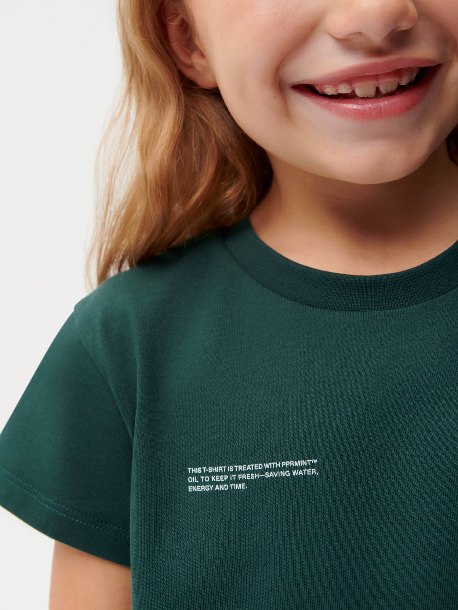 Kids' 365 Midweight T-Shirt—foliage green - Image 4