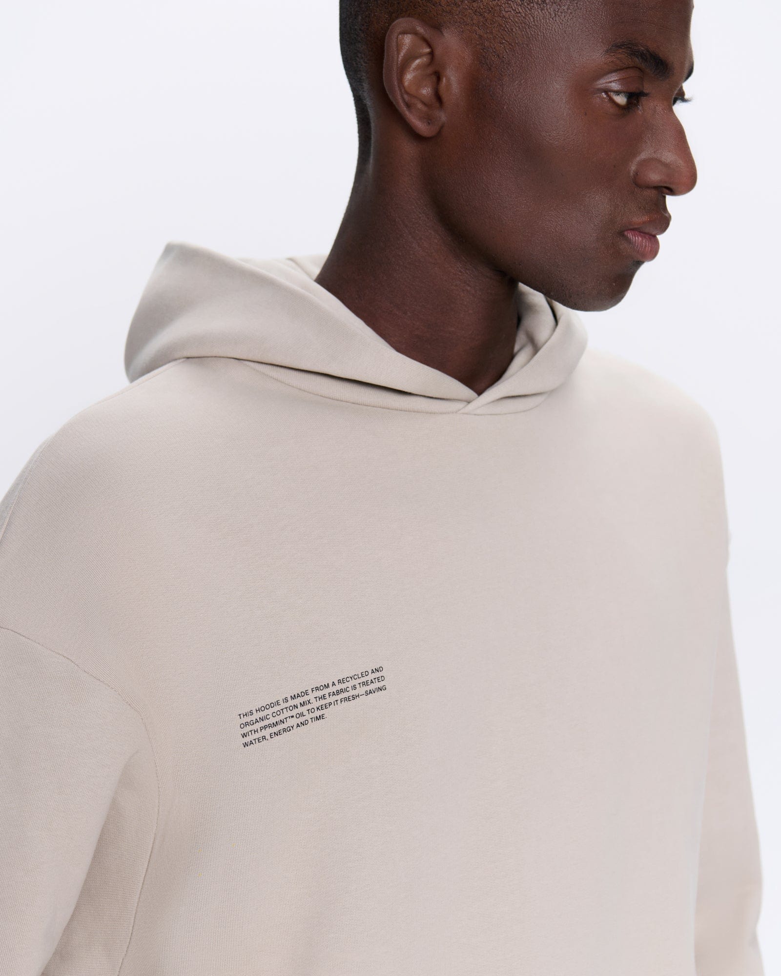 Mens 365 Heavyweight Hoodie—stone - Image 4
