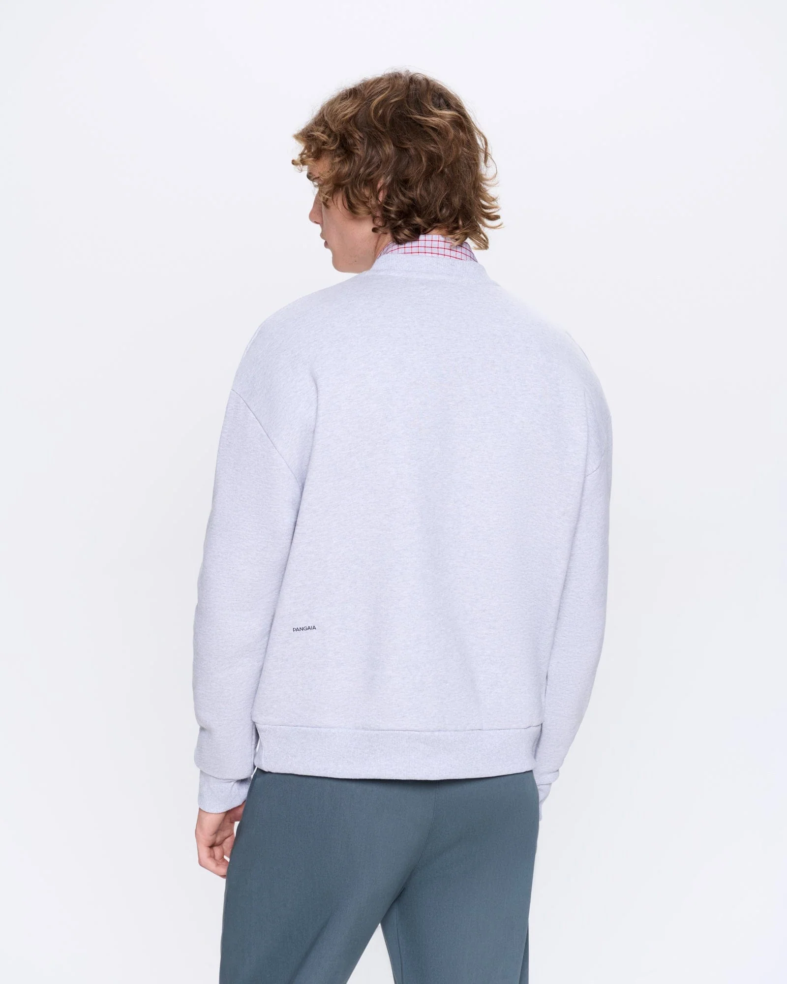 Mens 365 Heavyweight Sweatshirt—grey marl - Image 4