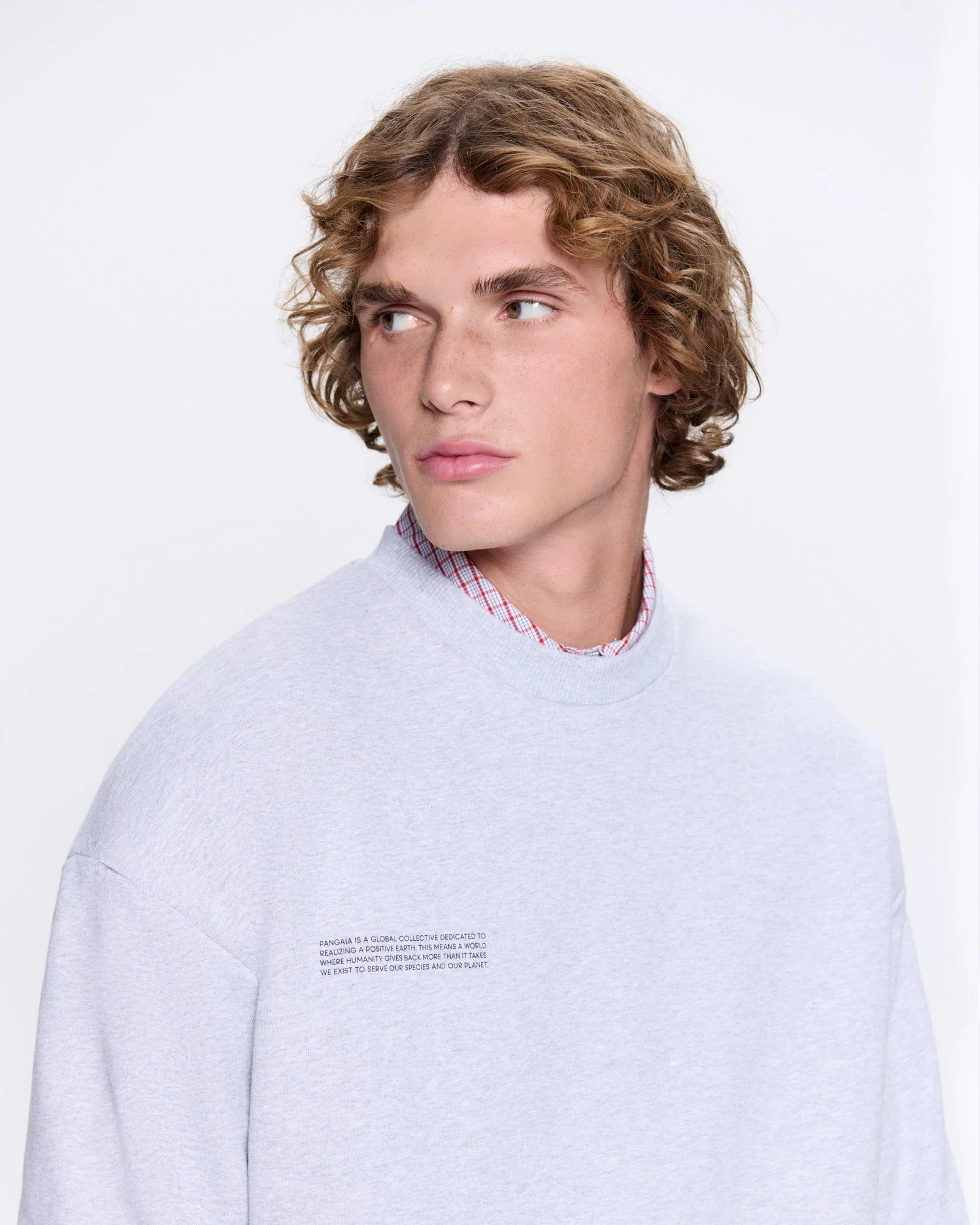 Mens 365 Heavyweight Sweatshirt—grey marl - Image 5