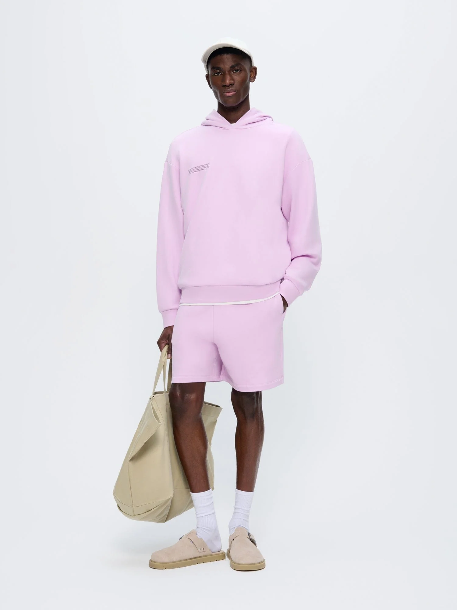 Mens 365 Midweight Hoodie—Crocus Purple - Image 3