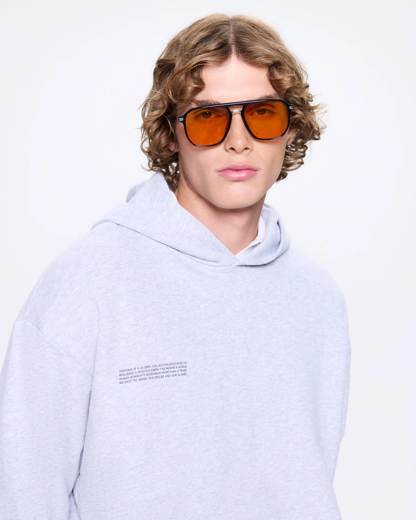 Mens 365 Midweight Hoodie—grey marl - Image 4