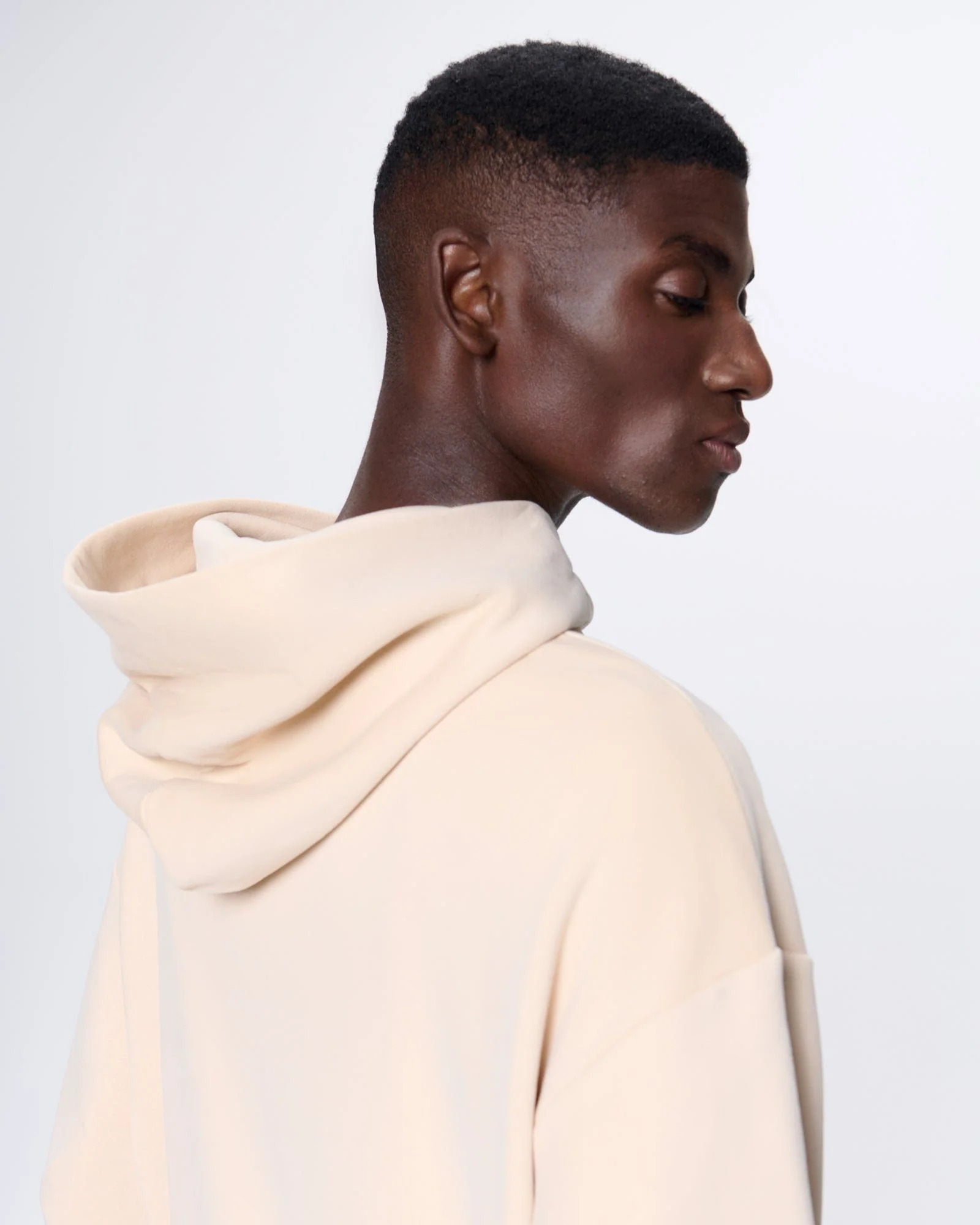 Mens 365 Midweight Hoodie—sand - Image 5