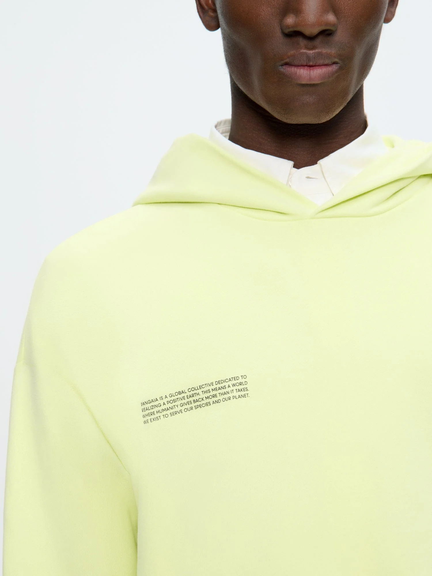 Mens 365 Midweight Hoodie—Soft Lime - Image 4
