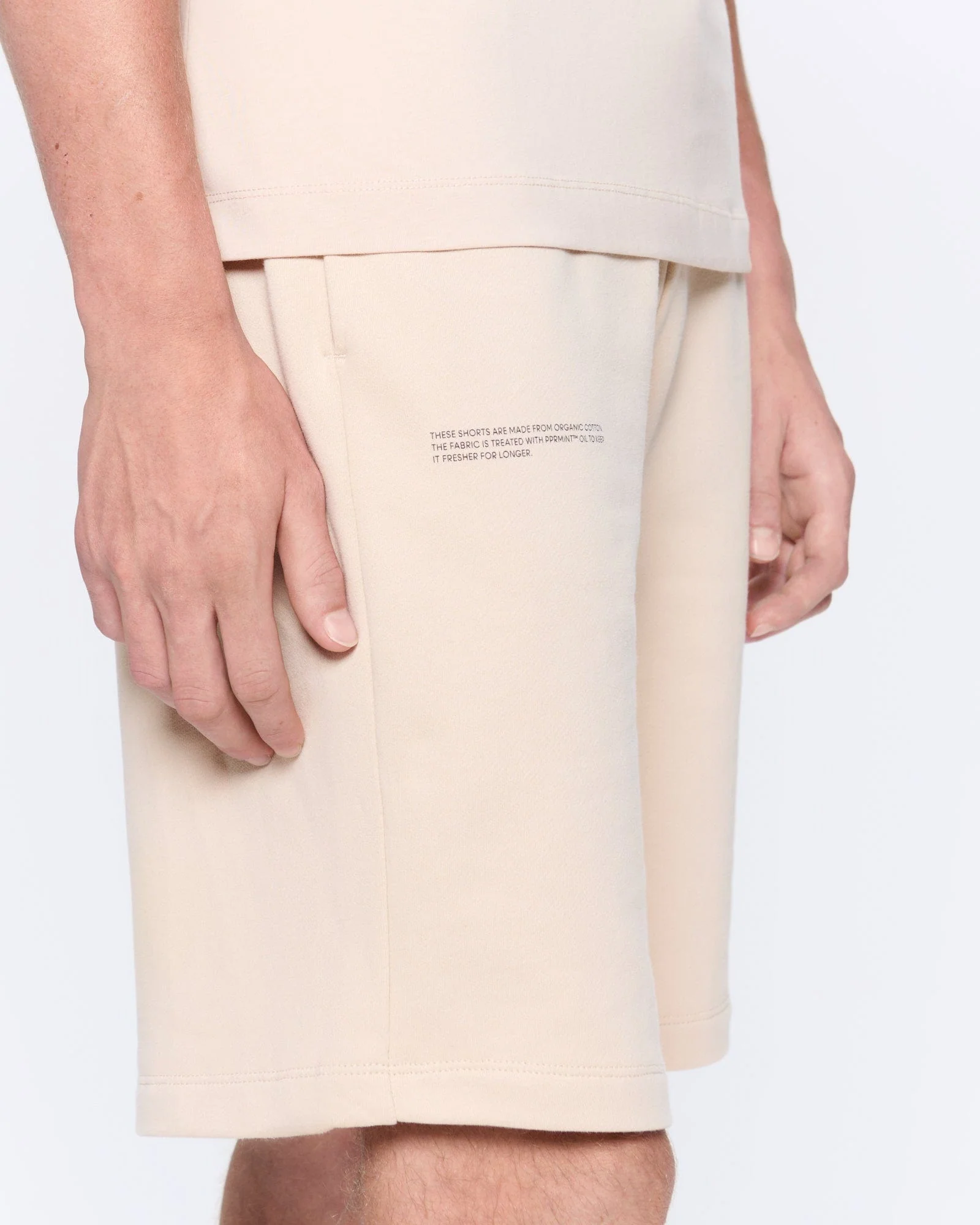 Mens 365 Midweight Long Shorts—sand - Image 3