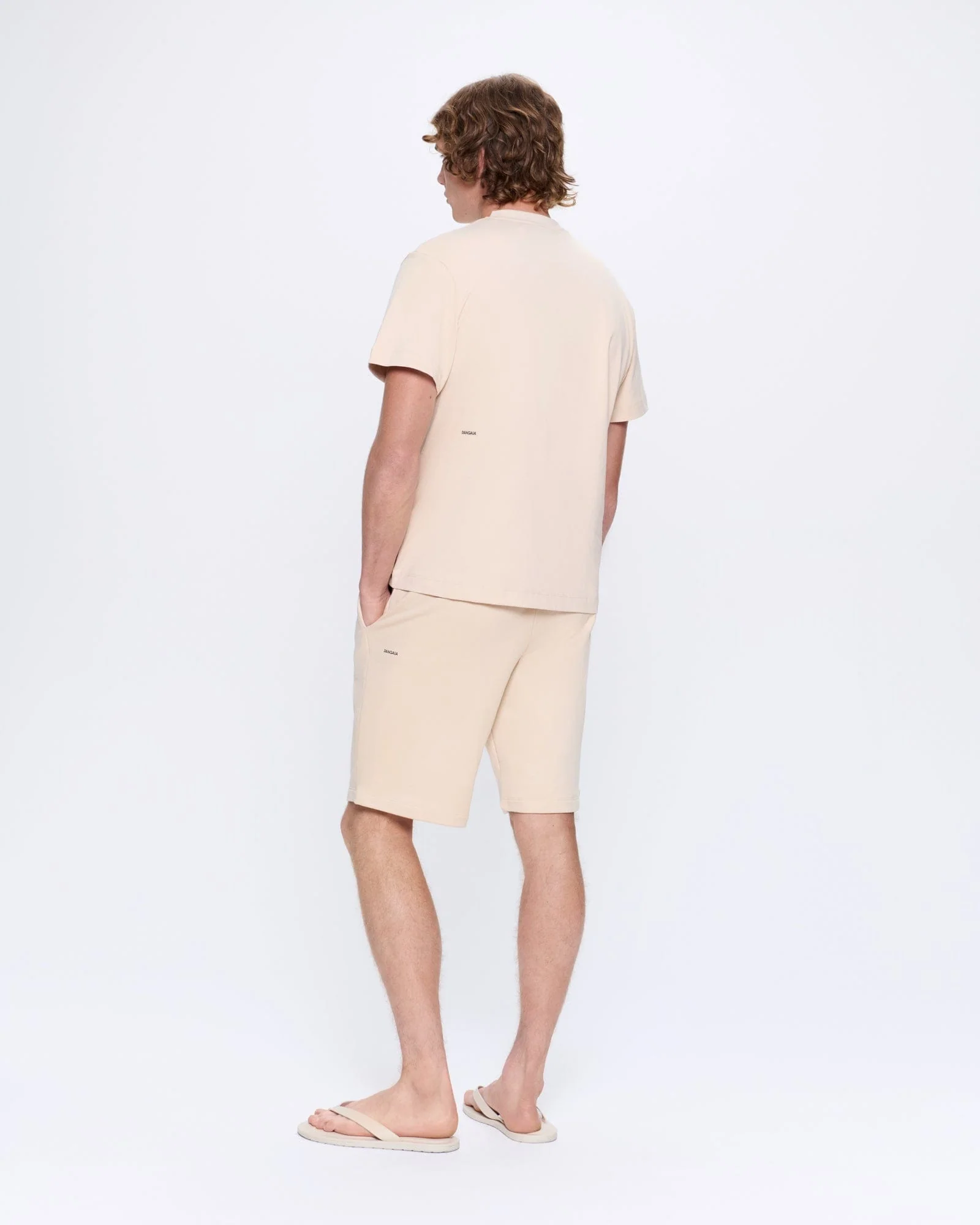 Mens 365 Midweight Long Shorts—sand - Image 5